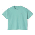 Boxy Tee — Minimal White Women's Cropped T-Shirt