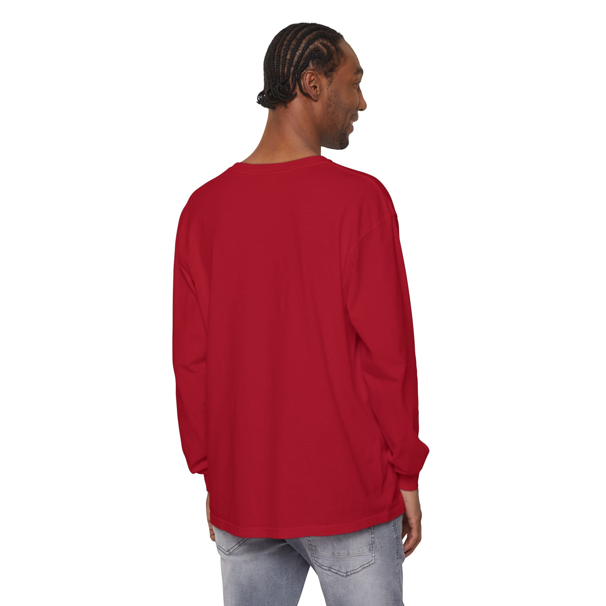 Minimalist White Long Sleeve Tee — Subtle Chest Logo