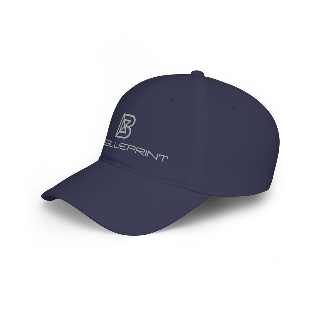 Low Profile Baseball Cap — TheBlueprint Logo Embroidered Black Hat