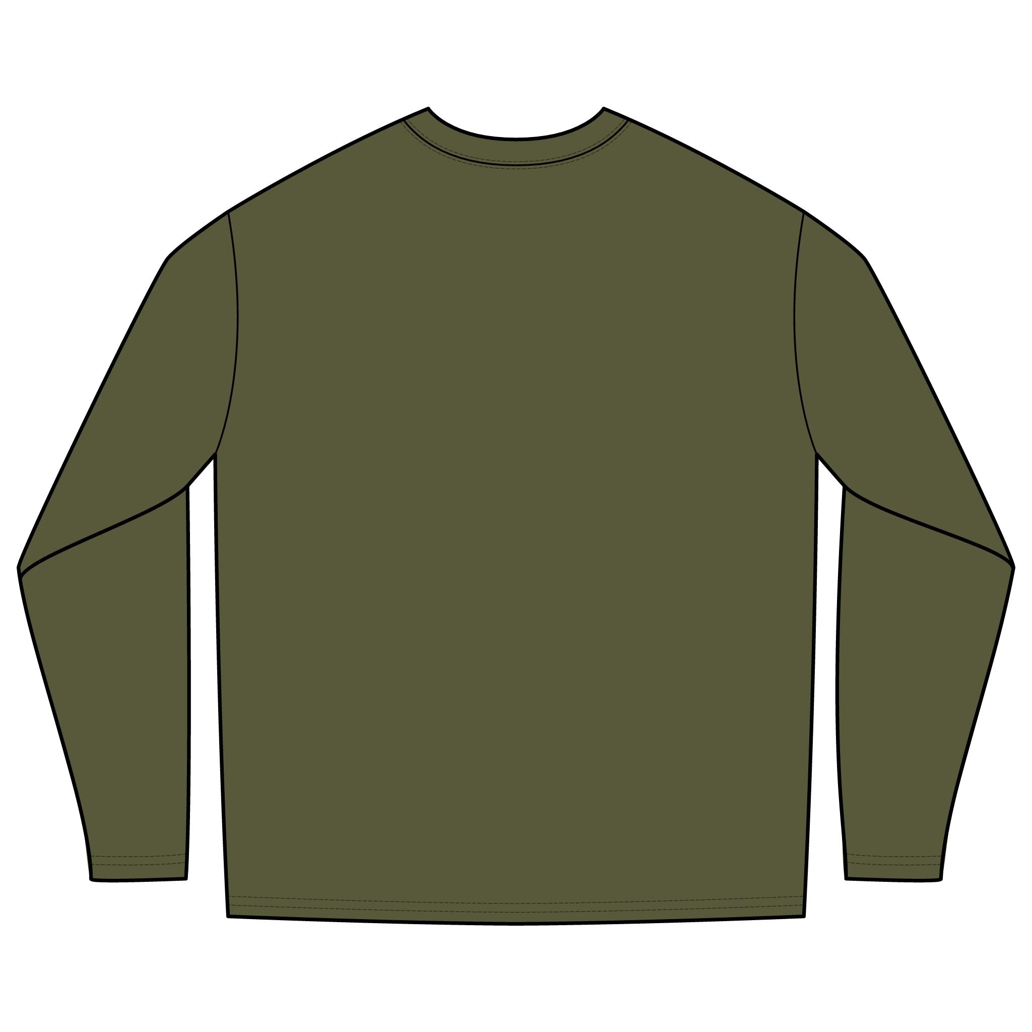 Performance Long Sleeve Tee — Colorblock Athletic Shirt