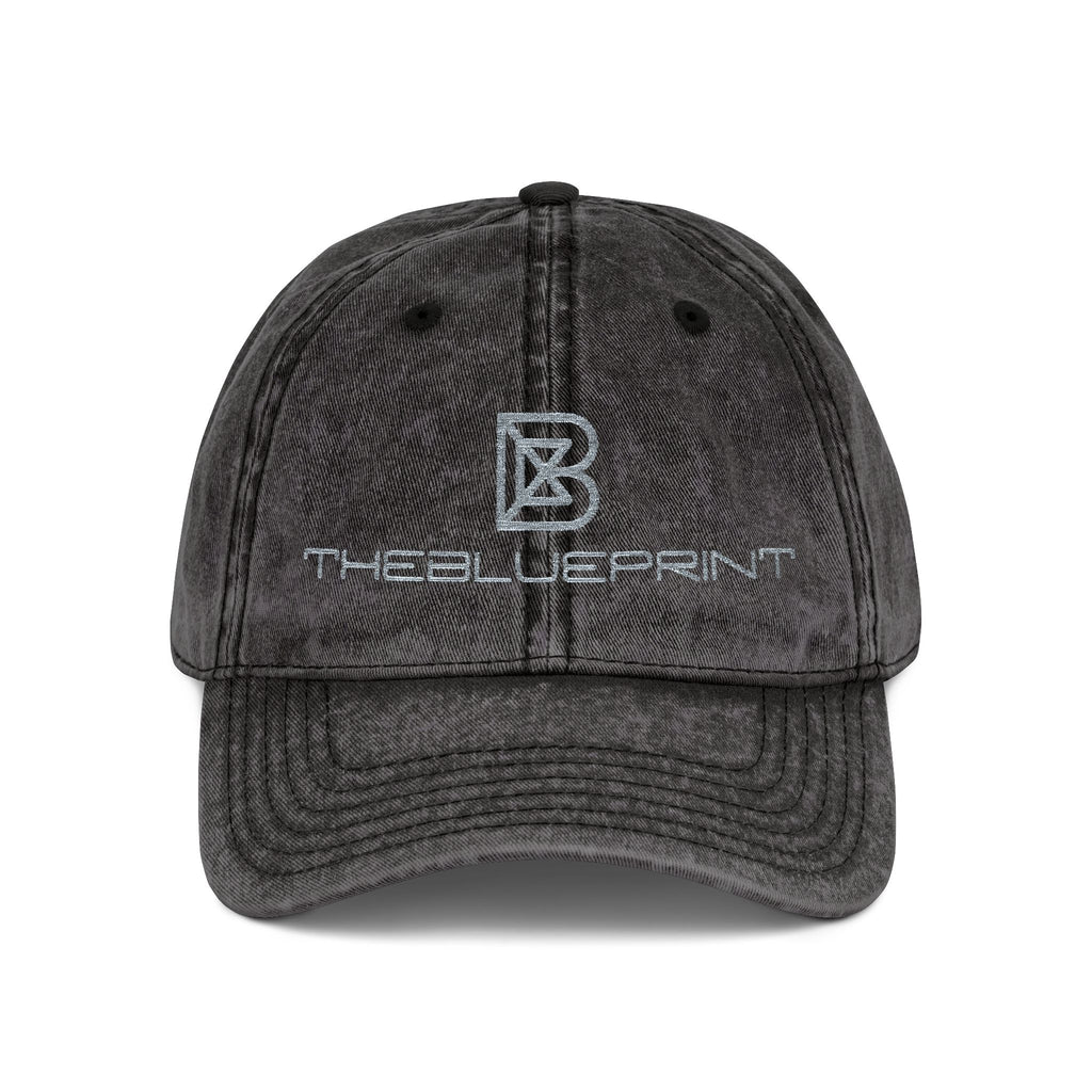 Embroidered Vintage Red Cap — Distressed Logo Baseball Hat