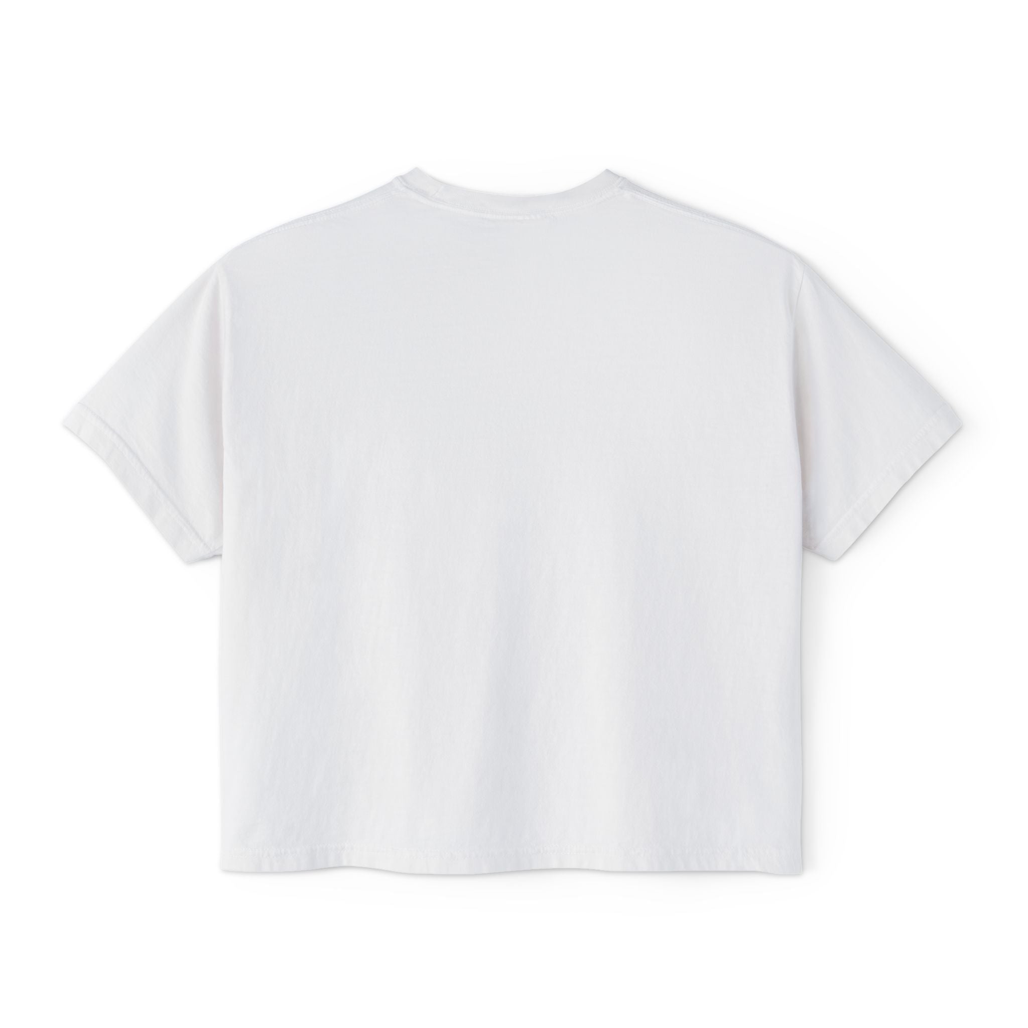 Boxy Tee — Minimal White Women's Cropped T-Shirt