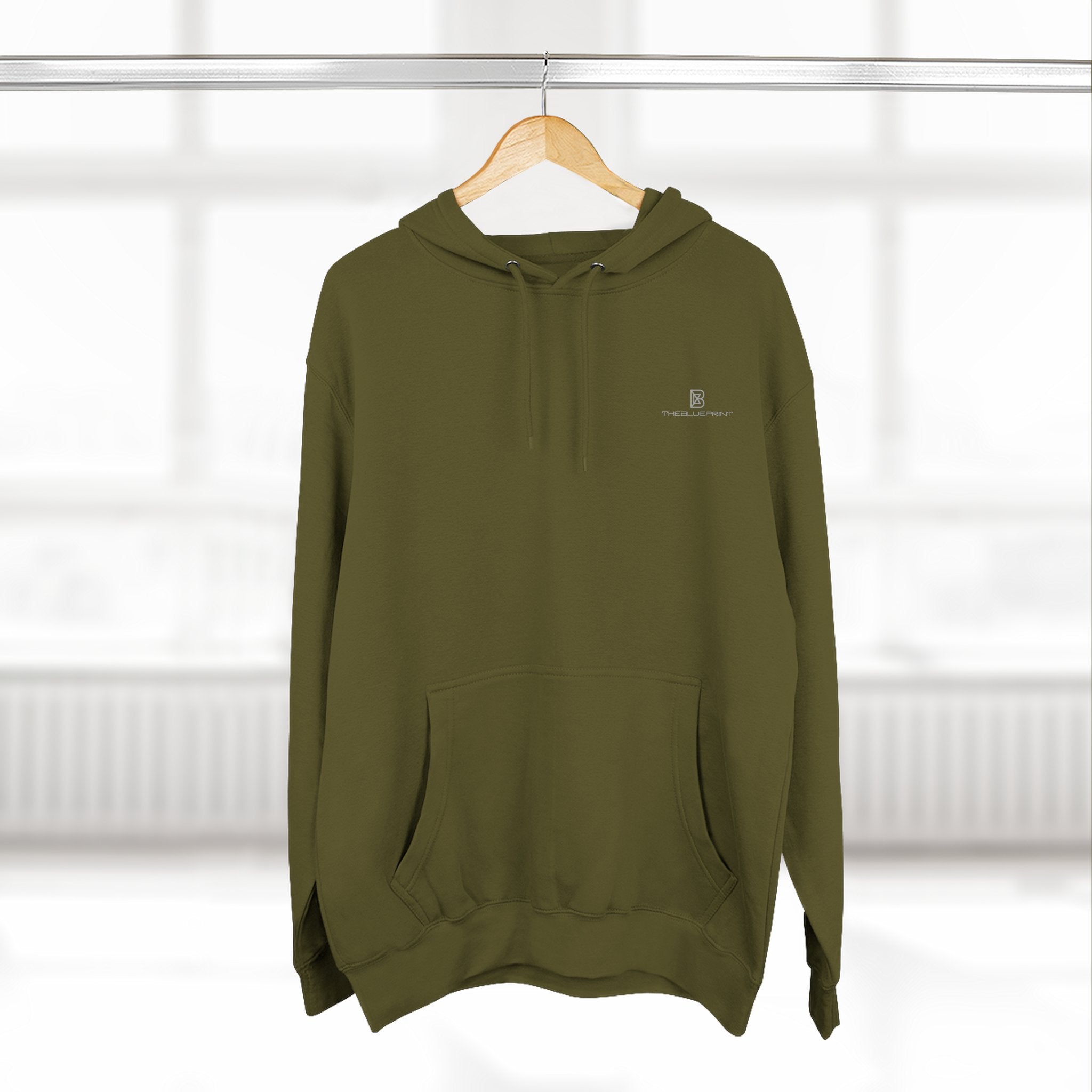 Classic White Fleece Hoodie — Cozy Everyday Pullover