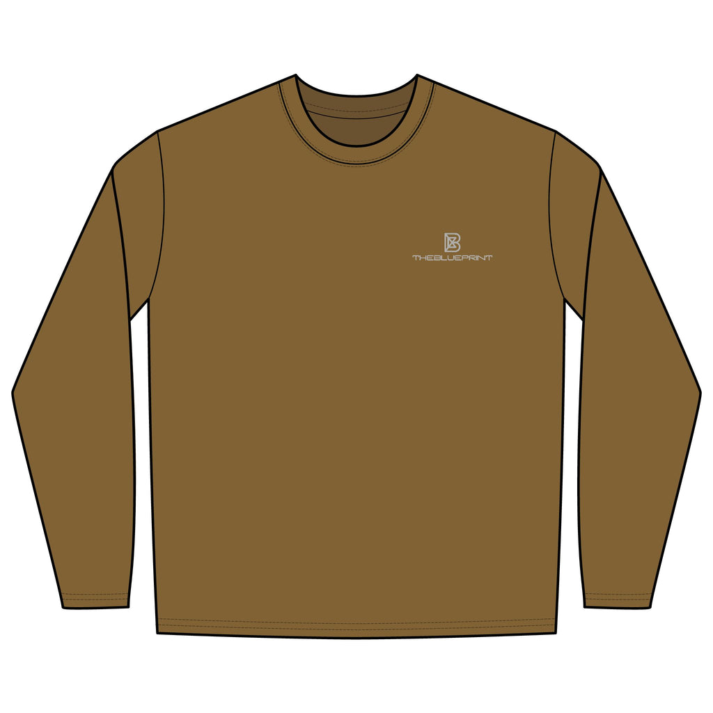 Performance Long Sleeve Tee — Colorblock Athletic Shirt