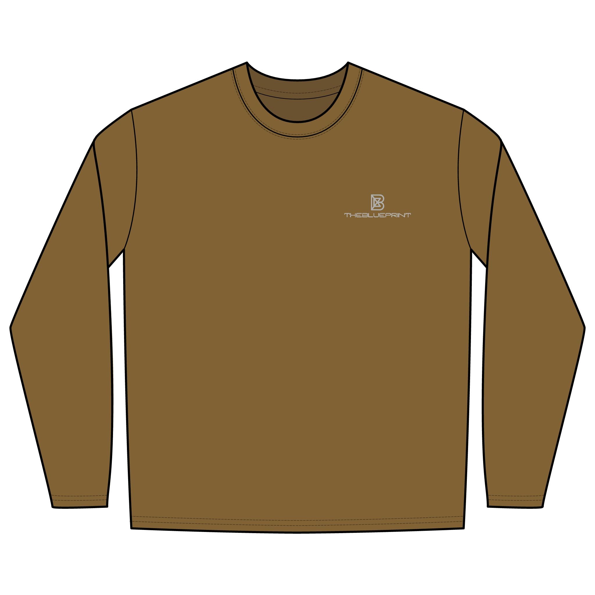 Performance Long Sleeve Tee — Colorblock Athletic Shirt