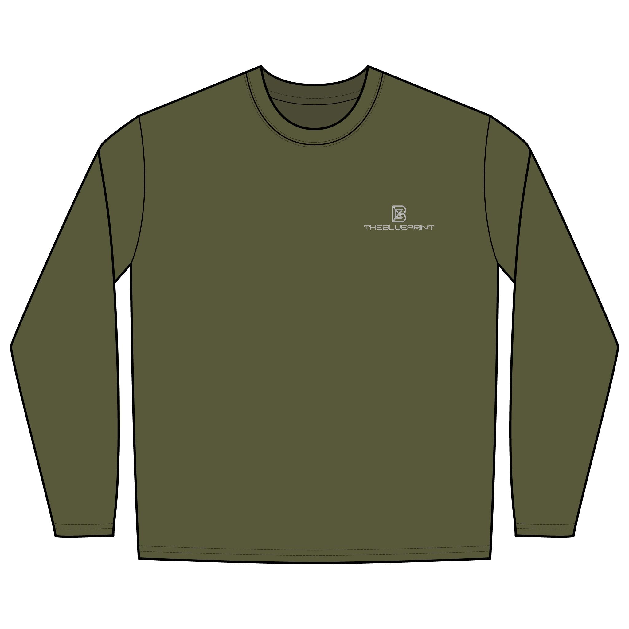 Performance Long Sleeve Tee — Colorblock Athletic Shirt
