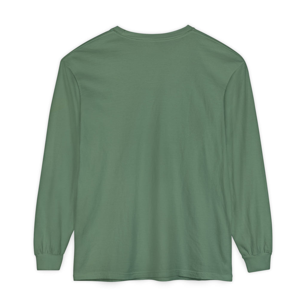 Minimalist White Long Sleeve Tee — Subtle Chest Logo
