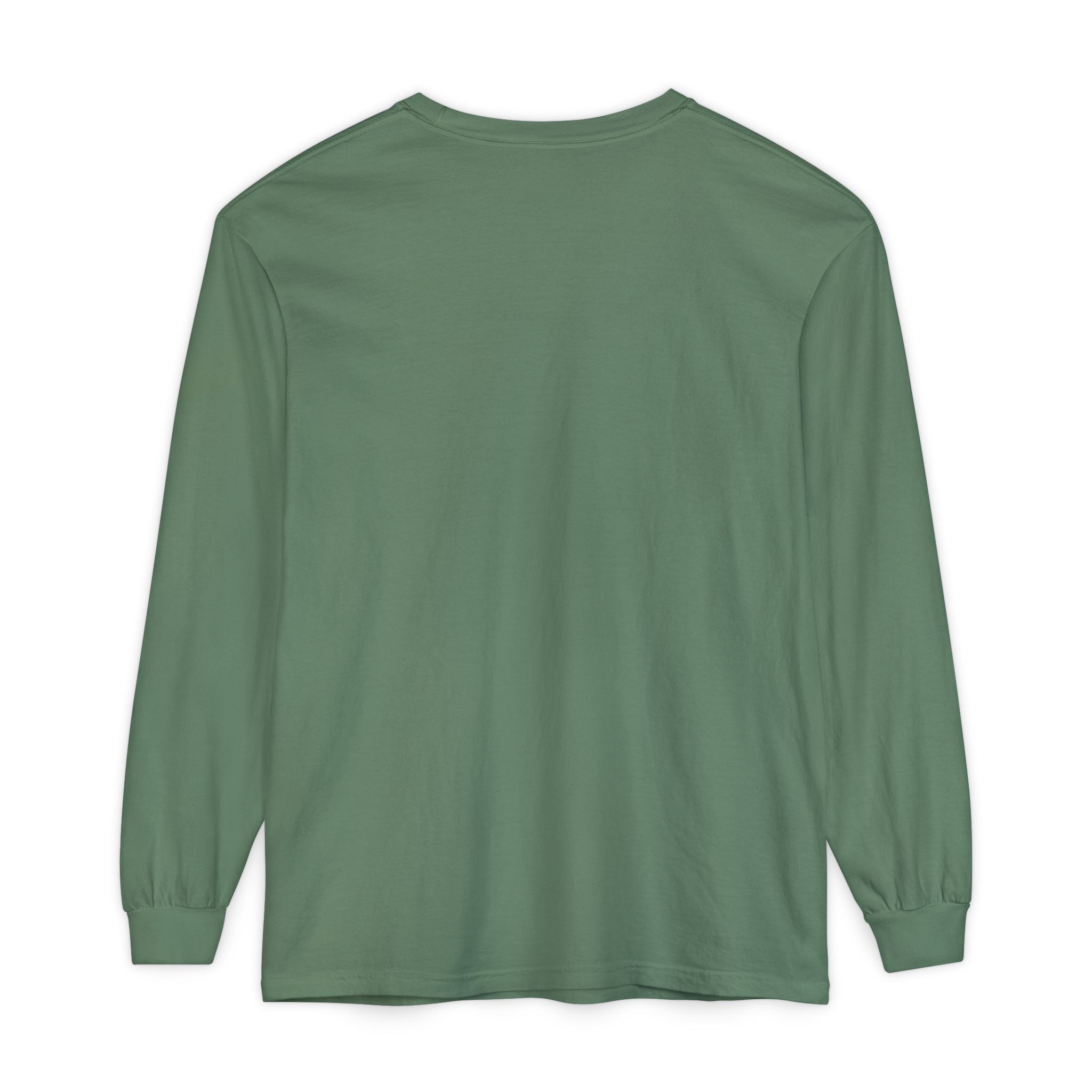Minimalist White Long Sleeve Tee — Subtle Chest Logo