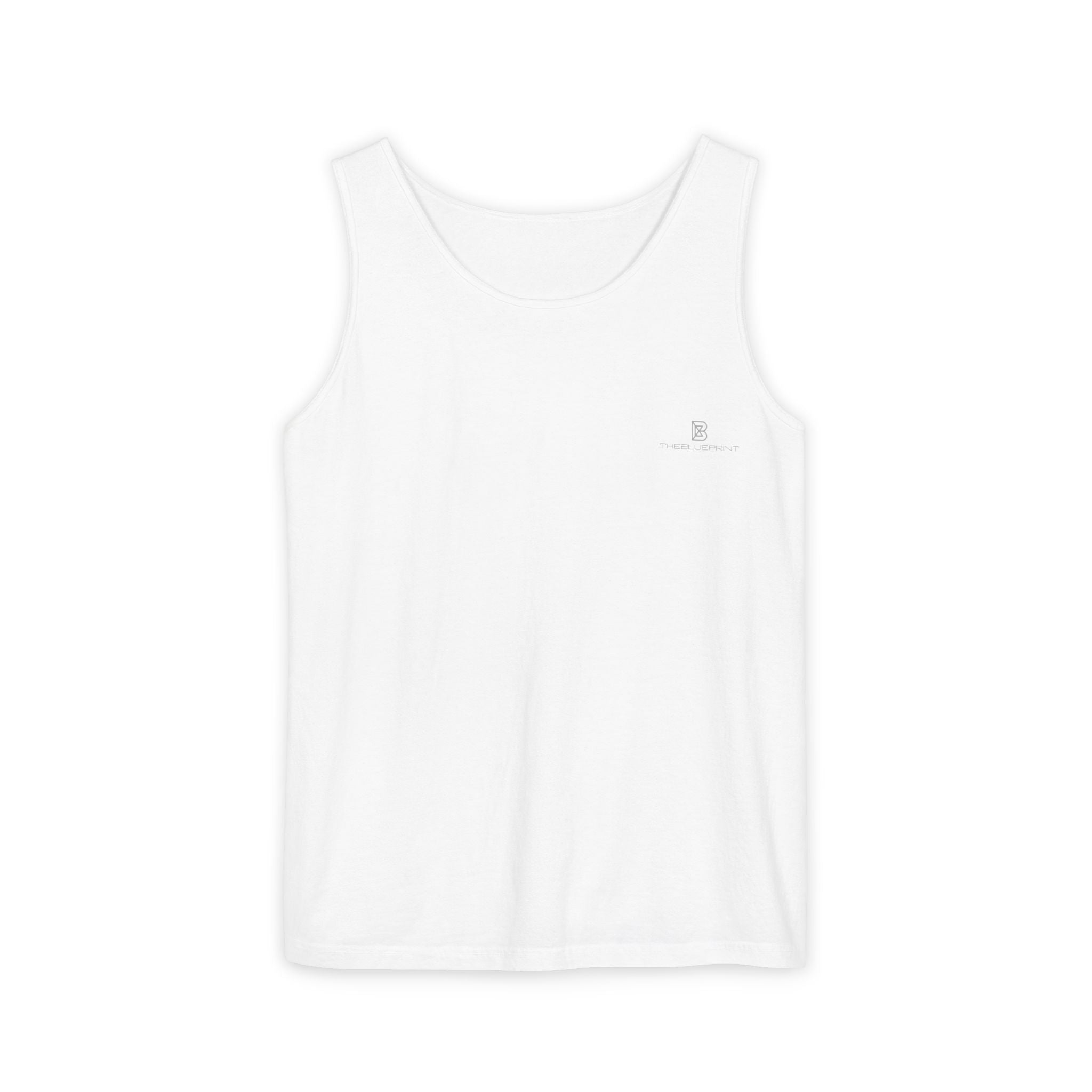 Classic White Tank Top — Garment-Dyed Casual Tank