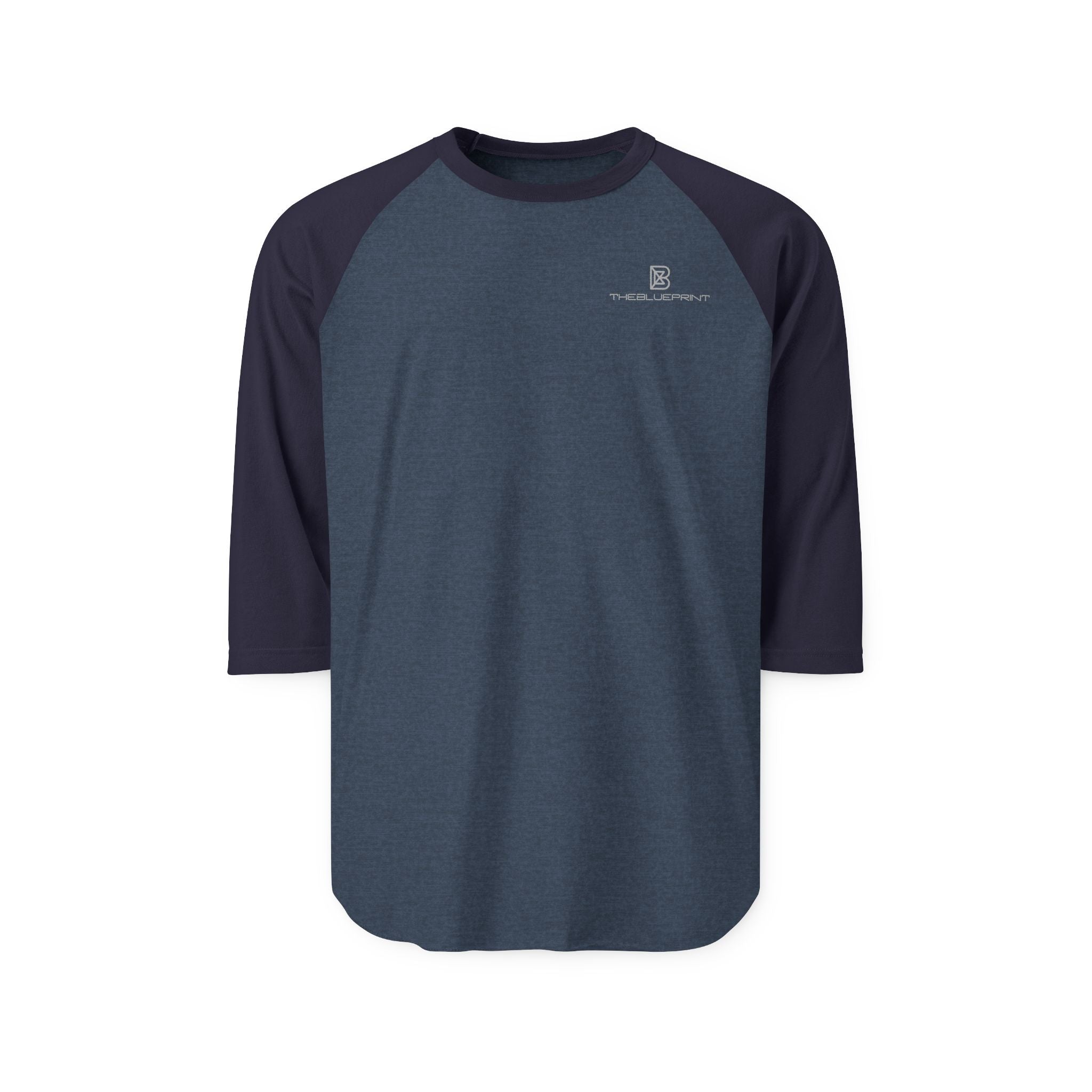 Classic Black & White Raglan Shirt — Minimal Athletic Baseball Tee