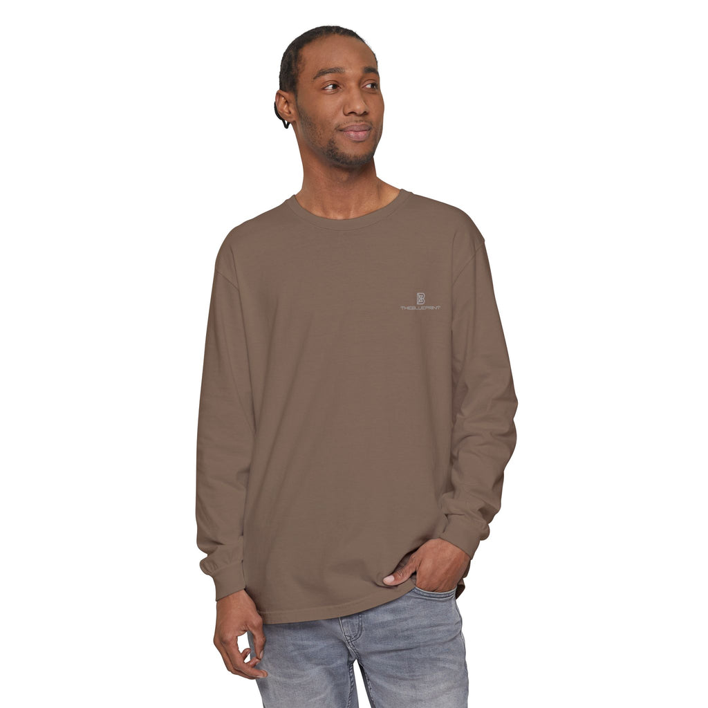 Minimalist White Long Sleeve Tee — Subtle Chest Logo