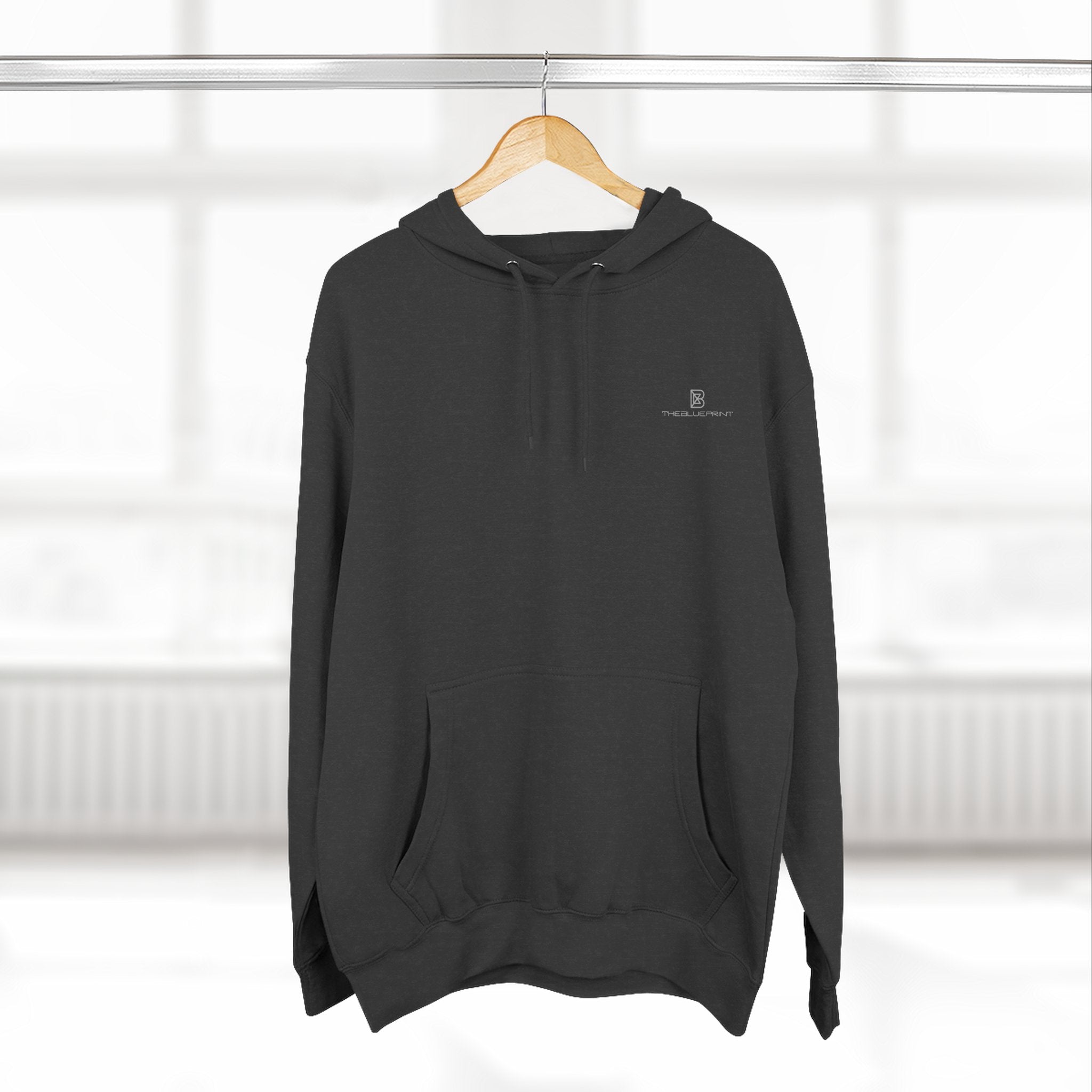 Classic White Fleece Hoodie — Cozy Everyday Pullover