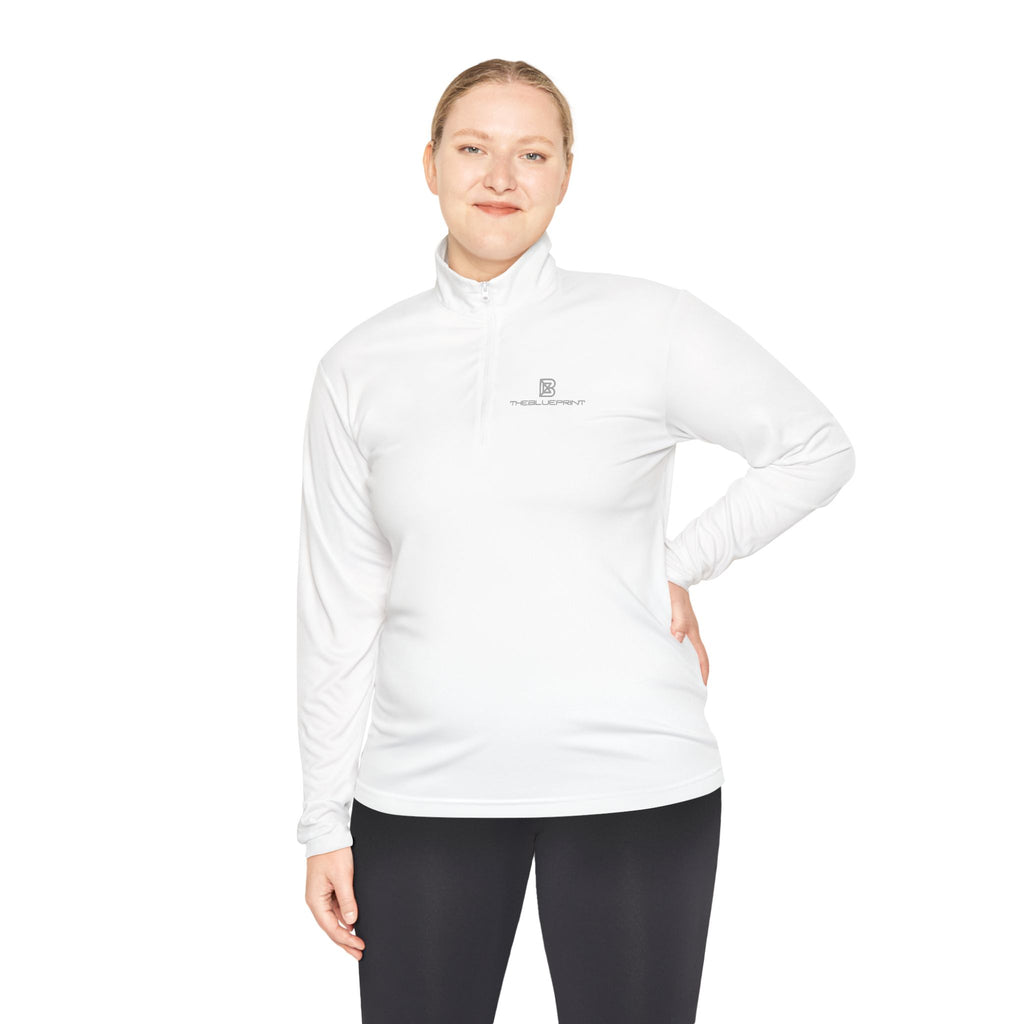 Quarter-Zip Pullover — Minimalist Small Logo Chest Pullover