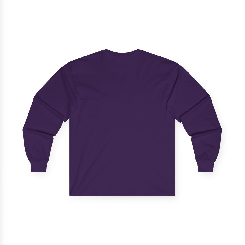 Minimalist Pocket Logo Long Sleeve Tee — Heather Grey Cotton Shirt