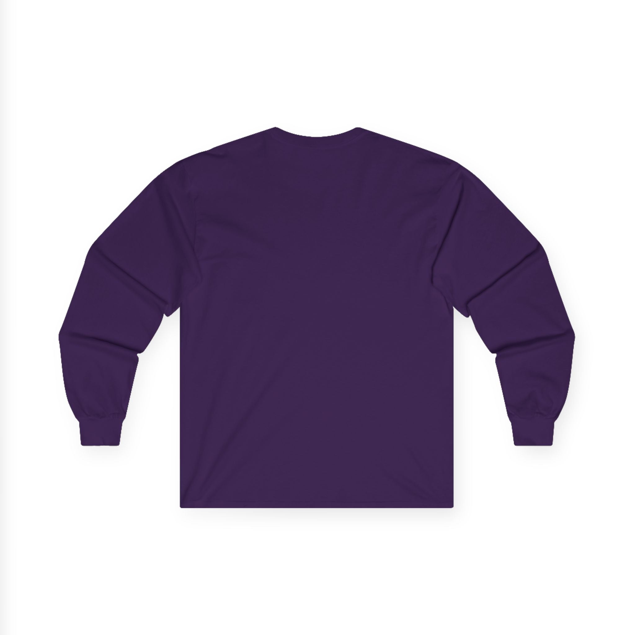 Minimalist Pocket Logo Long Sleeve Tee — Heather Grey Cotton Shirt
