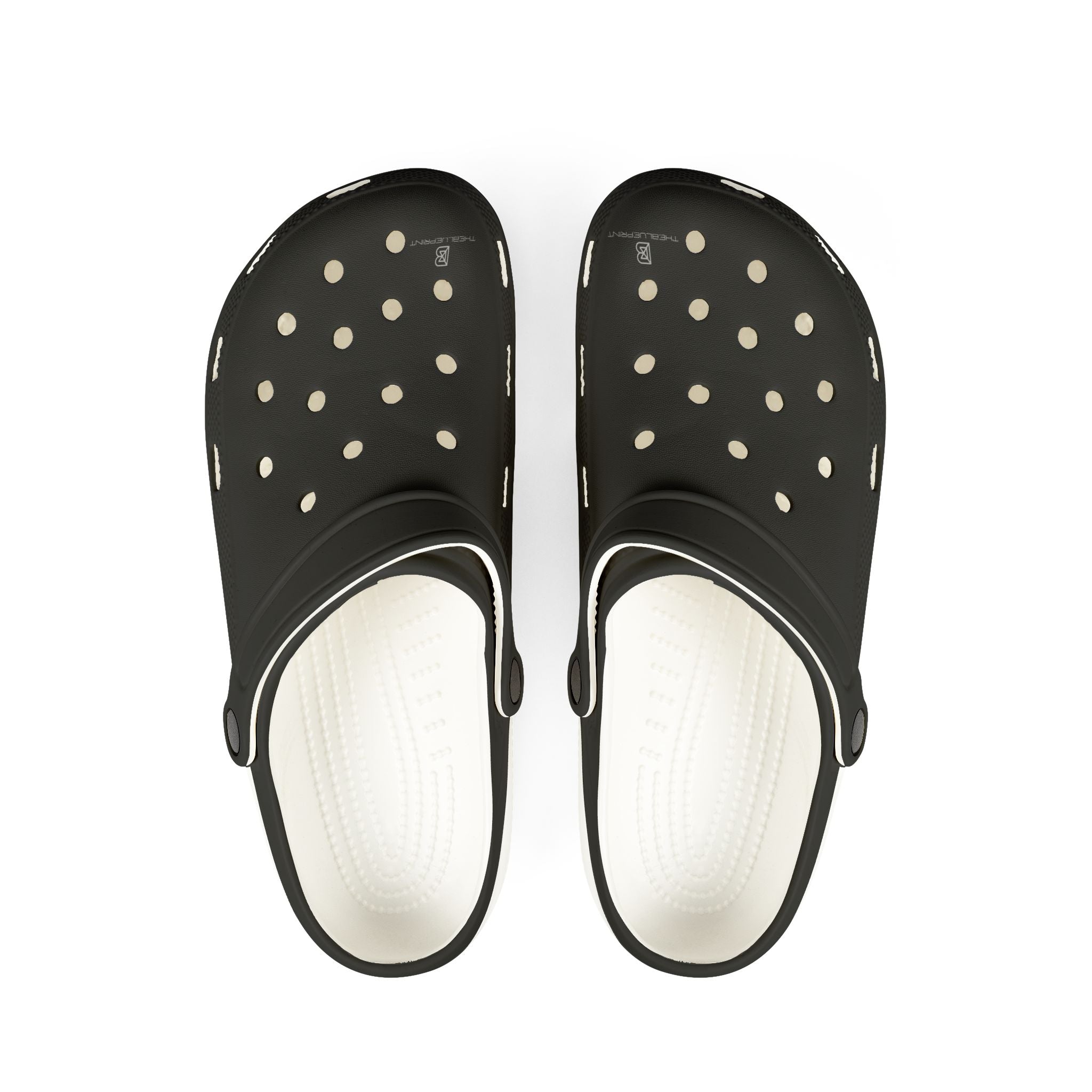 Black EVA Foam Clogs — Lightweight Slip-On Garden & Beach Shoes