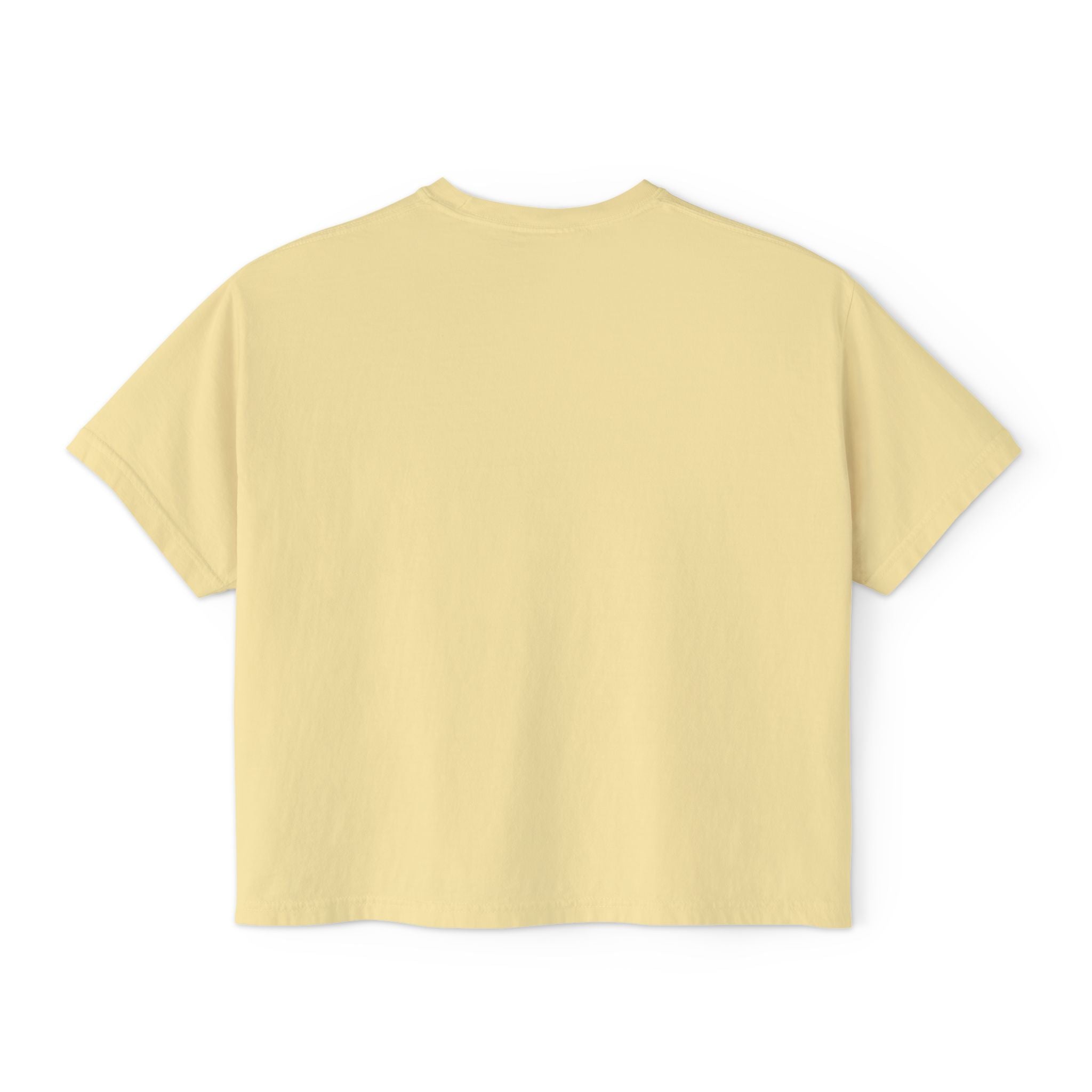 Boxy Tee — Minimal White Women's Cropped T-Shirt