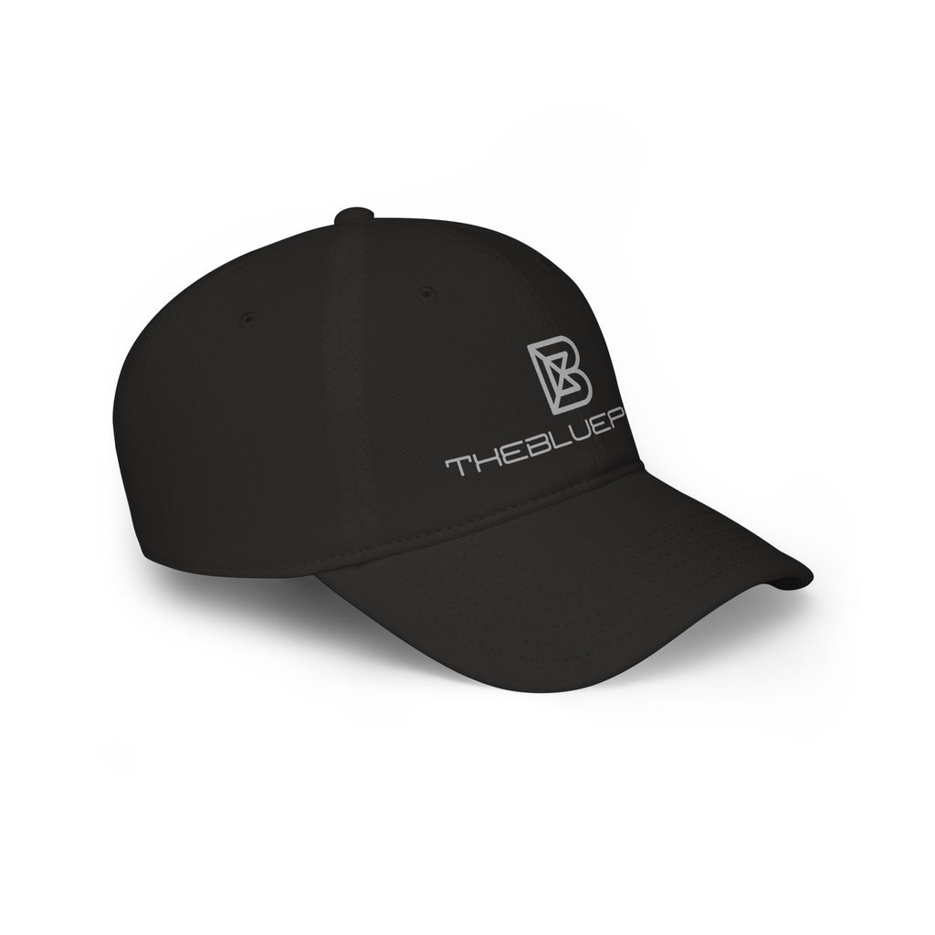 Low Profile Baseball Cap — TheBlueprint Logo Embroidered Black Hat
