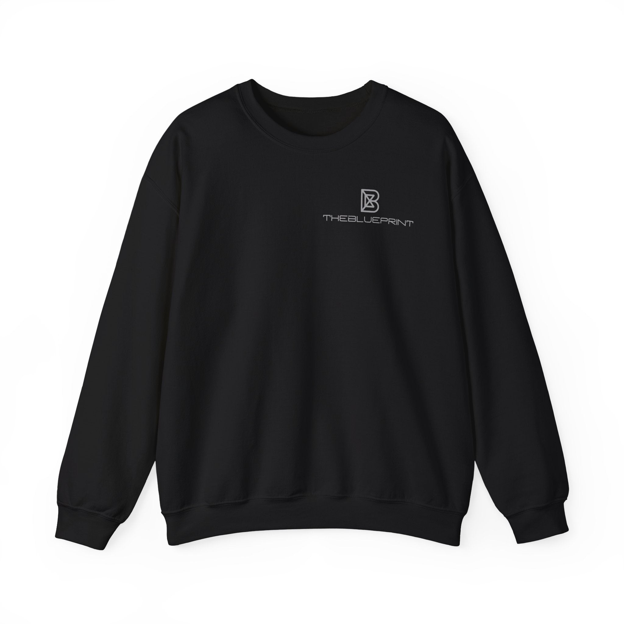 Copy of Minimal Logo Crewneck Sweatshirt | Small Chest Emblem, White