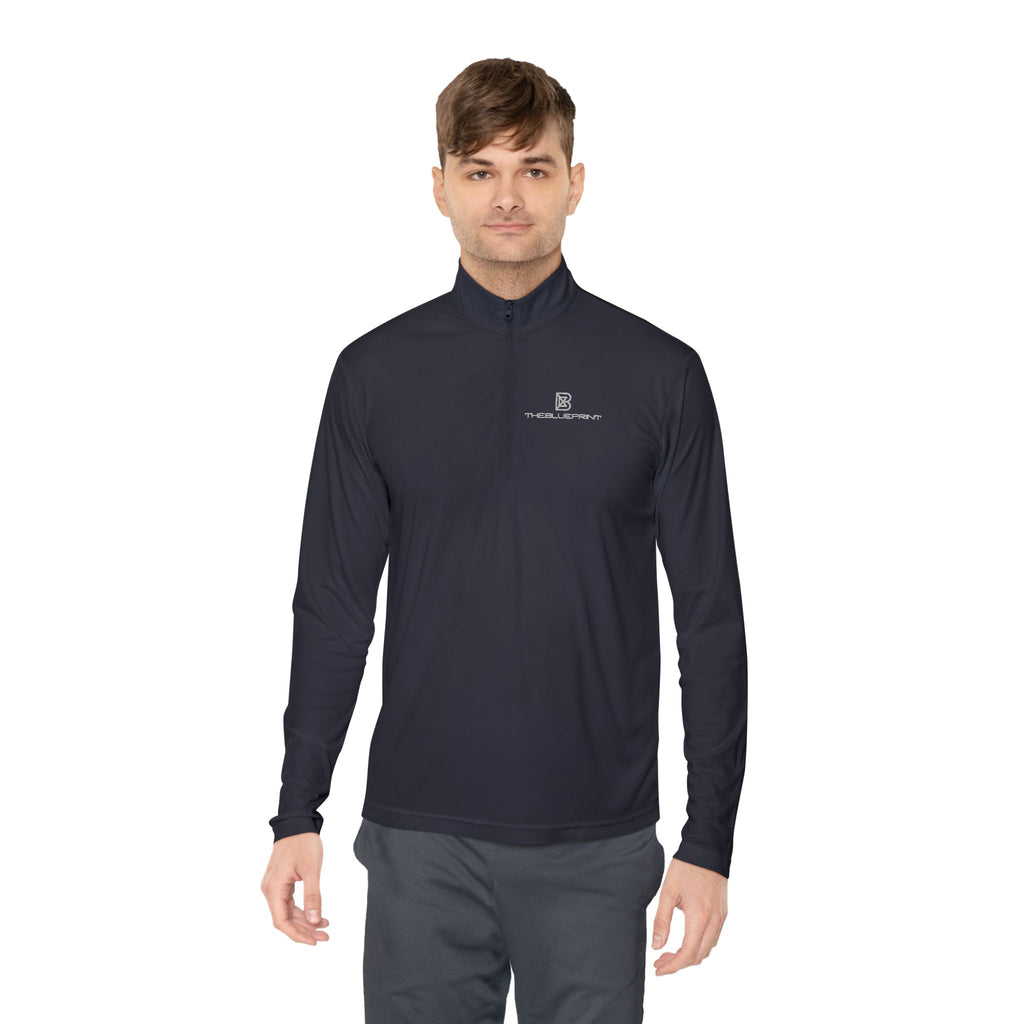 Quarter-Zip Pullover — Minimalist Small Logo Chest Pullover