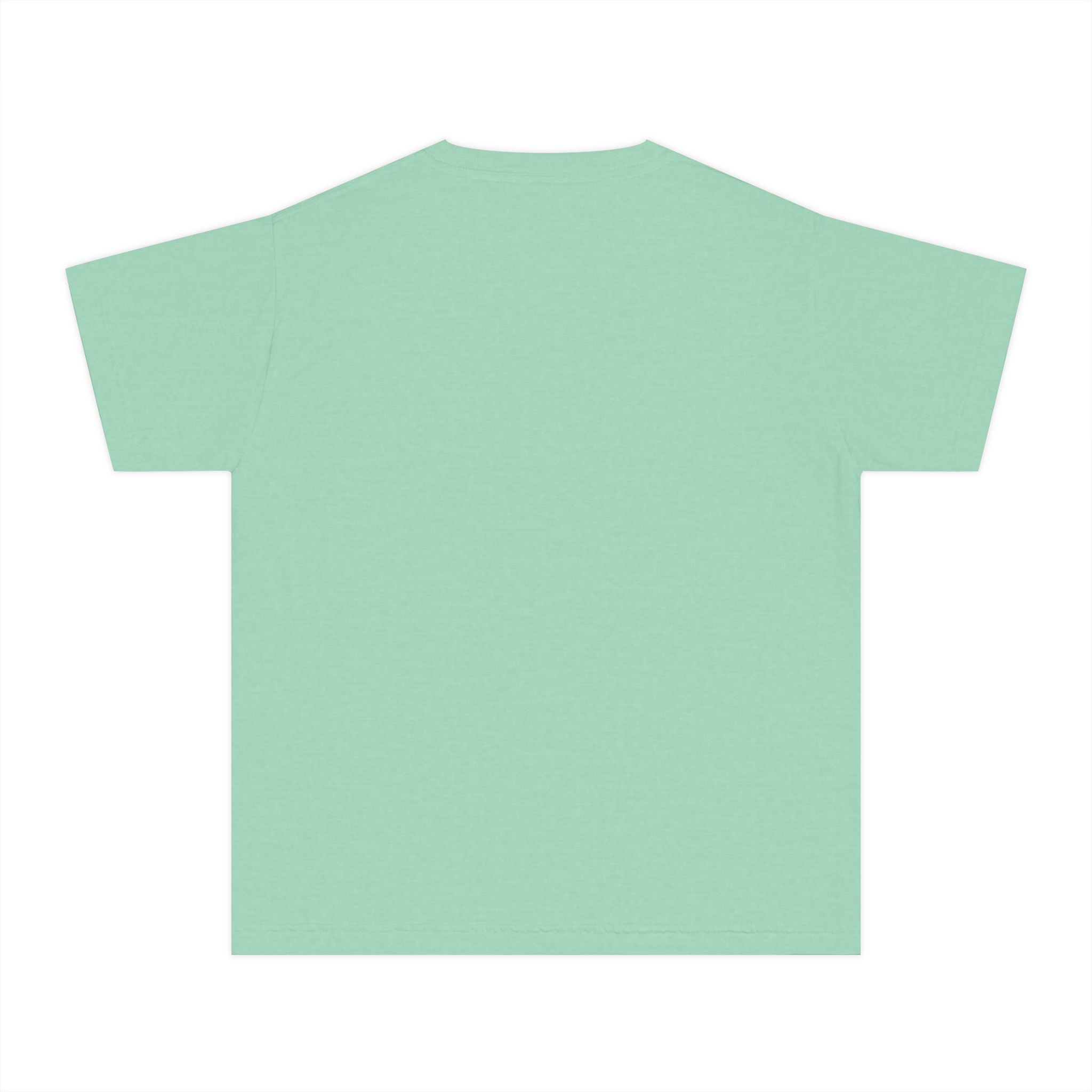 Youth Tee — Minimal Pastel Yellow Chest Logo Kids T-Shirt