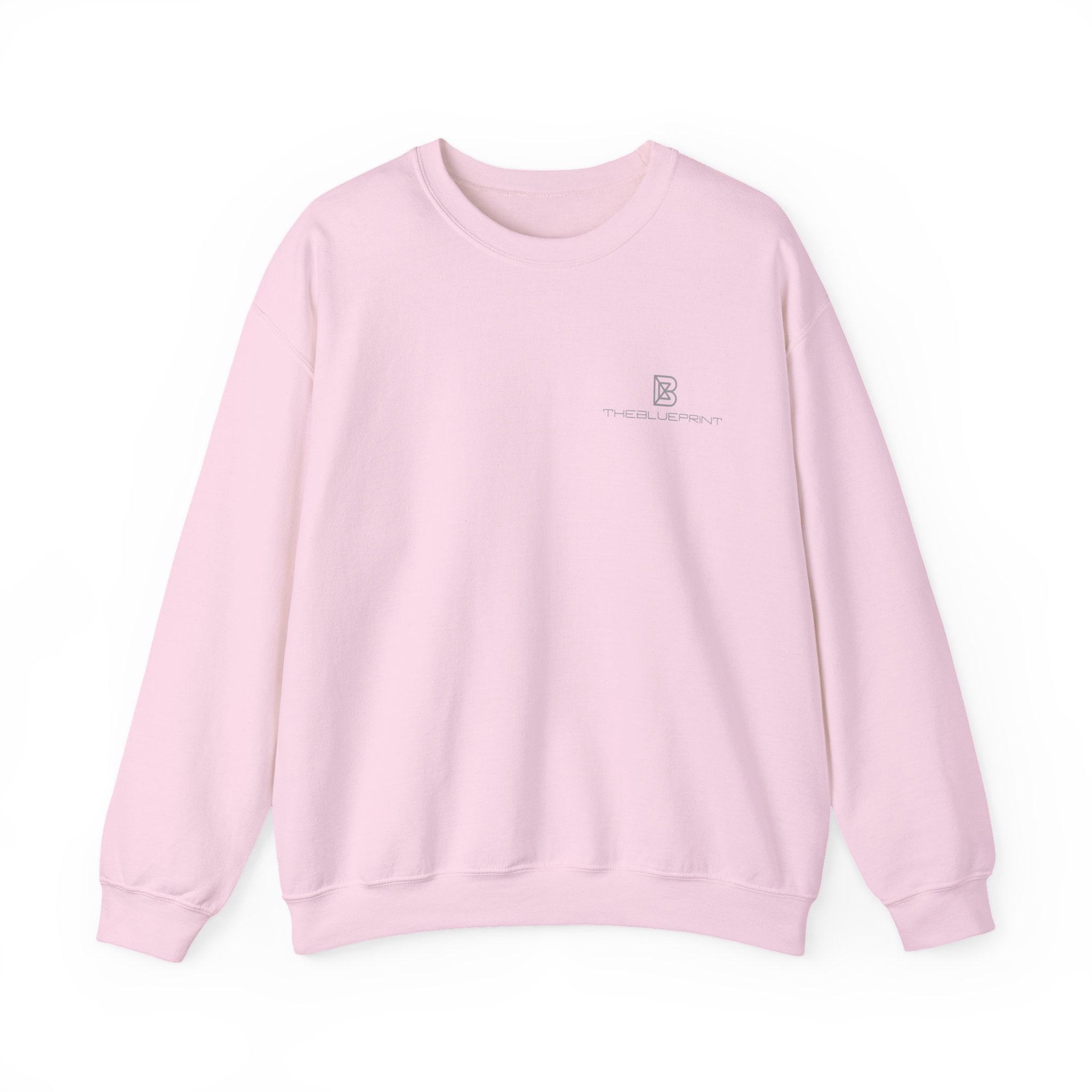 Copy of Minimal Logo Crewneck Sweatshirt | Small Chest Emblem, White