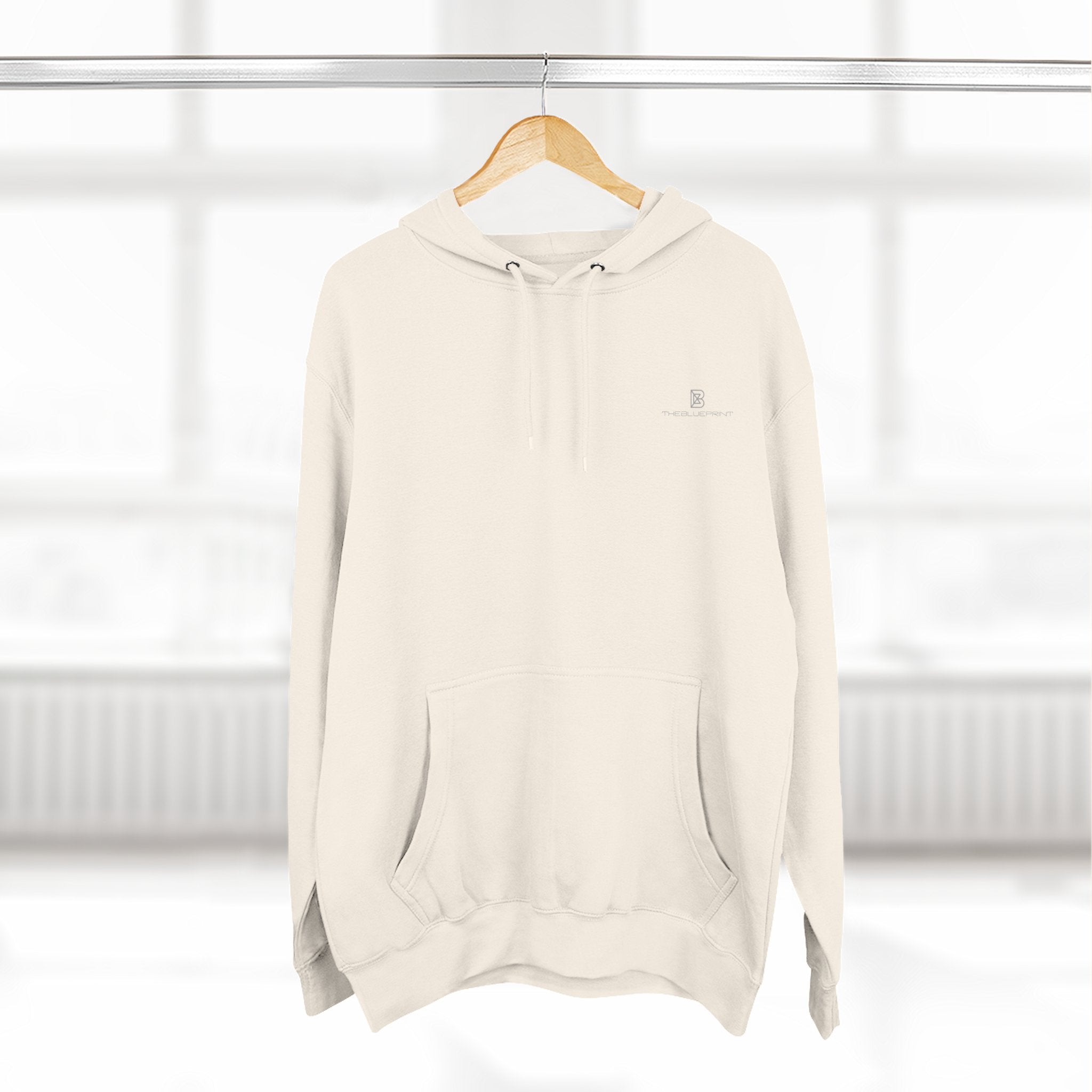 Classic White Fleece Hoodie — Cozy Everyday Pullover