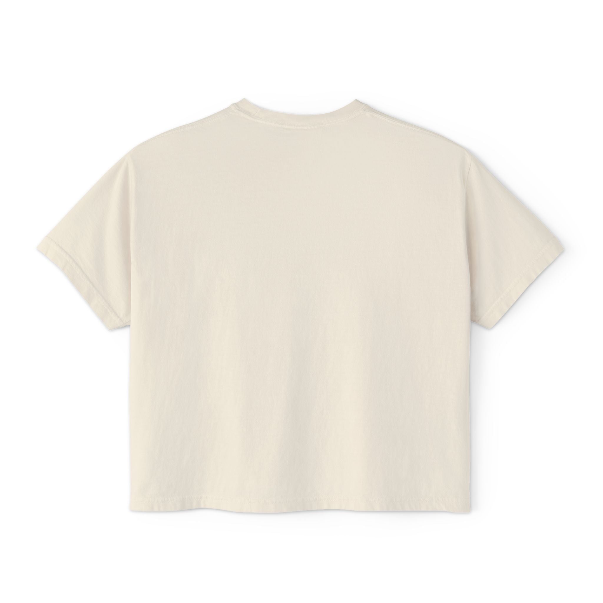 Boxy Tee — Minimal White Women's Cropped T-Shirt