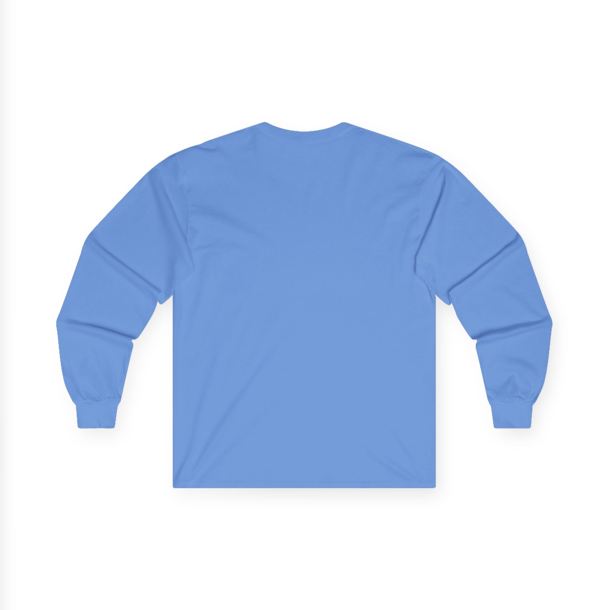 Minimalist Pocket Logo Long Sleeve Tee — Heather Grey Cotton Shirt
