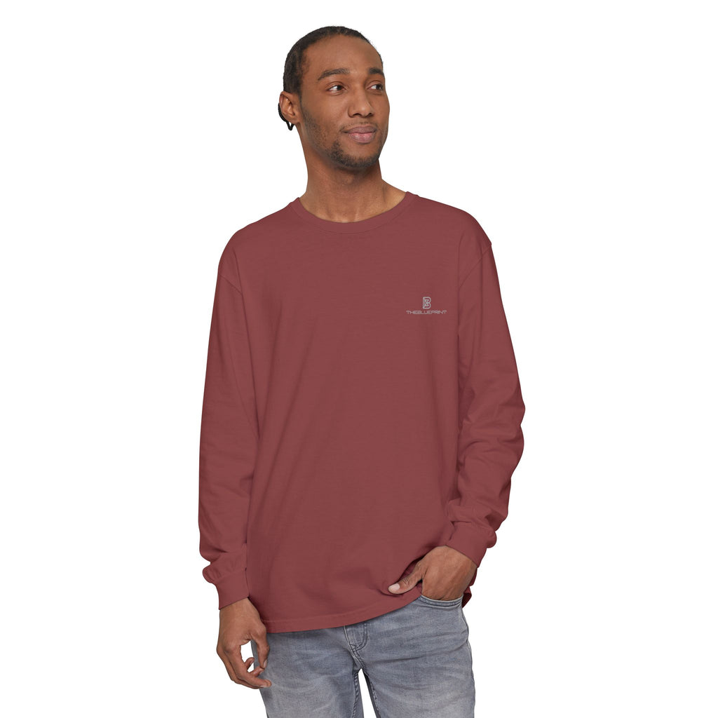 Minimalist White Long Sleeve Tee — Subtle Chest Logo