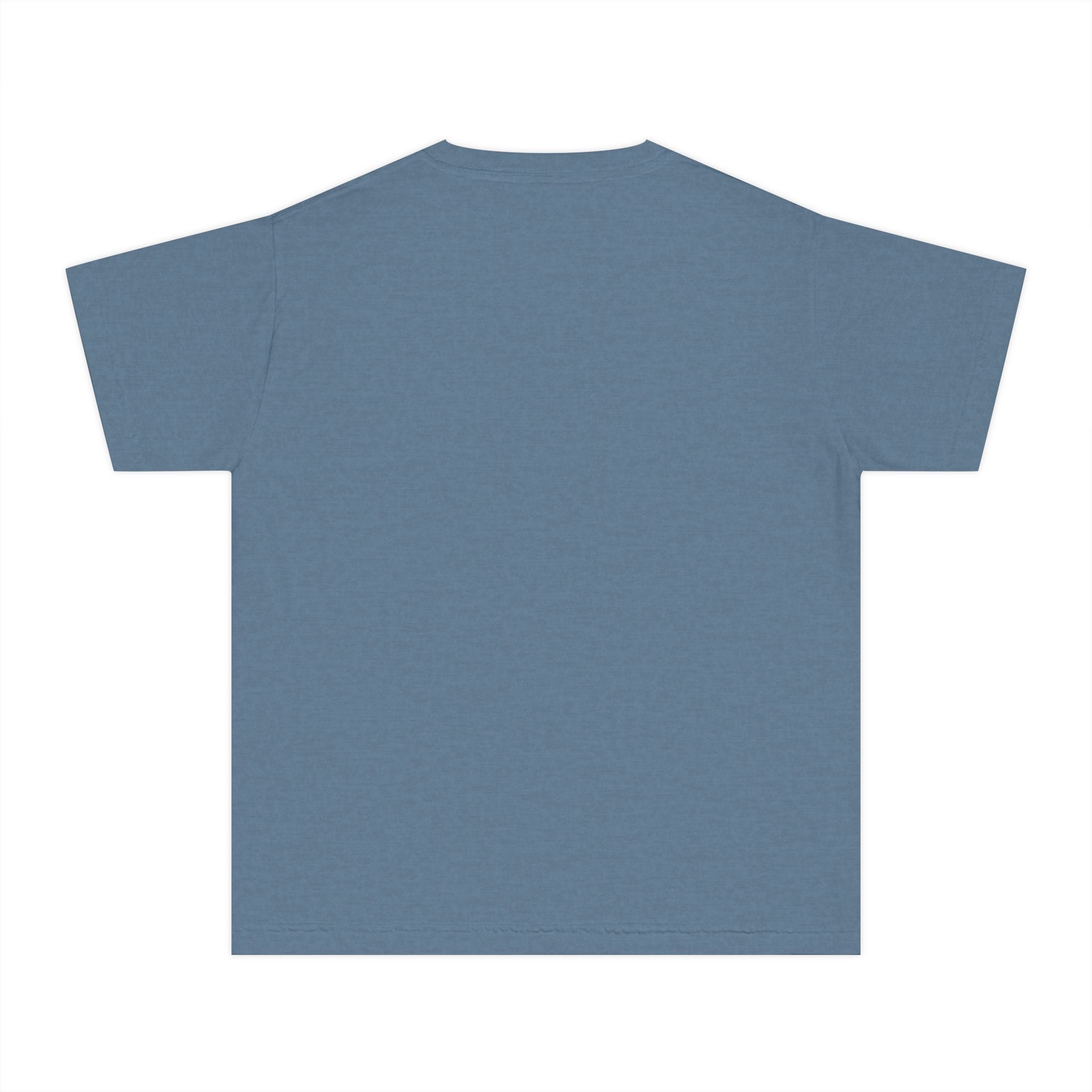 Youth Tee — Minimal Pastel Yellow Chest Logo Kids T-Shirt