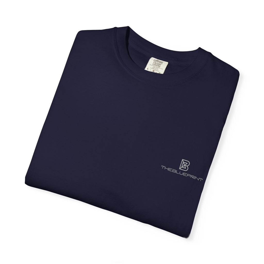 Minimal White T-Shirt with Small Chest Logo — 'B' Monogram Tee