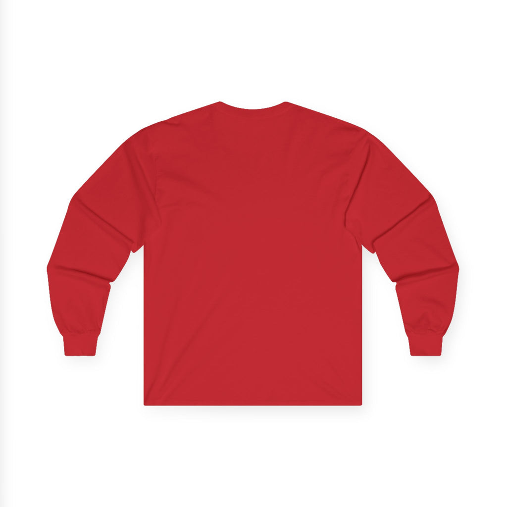 Minimalist Pocket Logo Long Sleeve Tee — Heather Grey Cotton Shirt