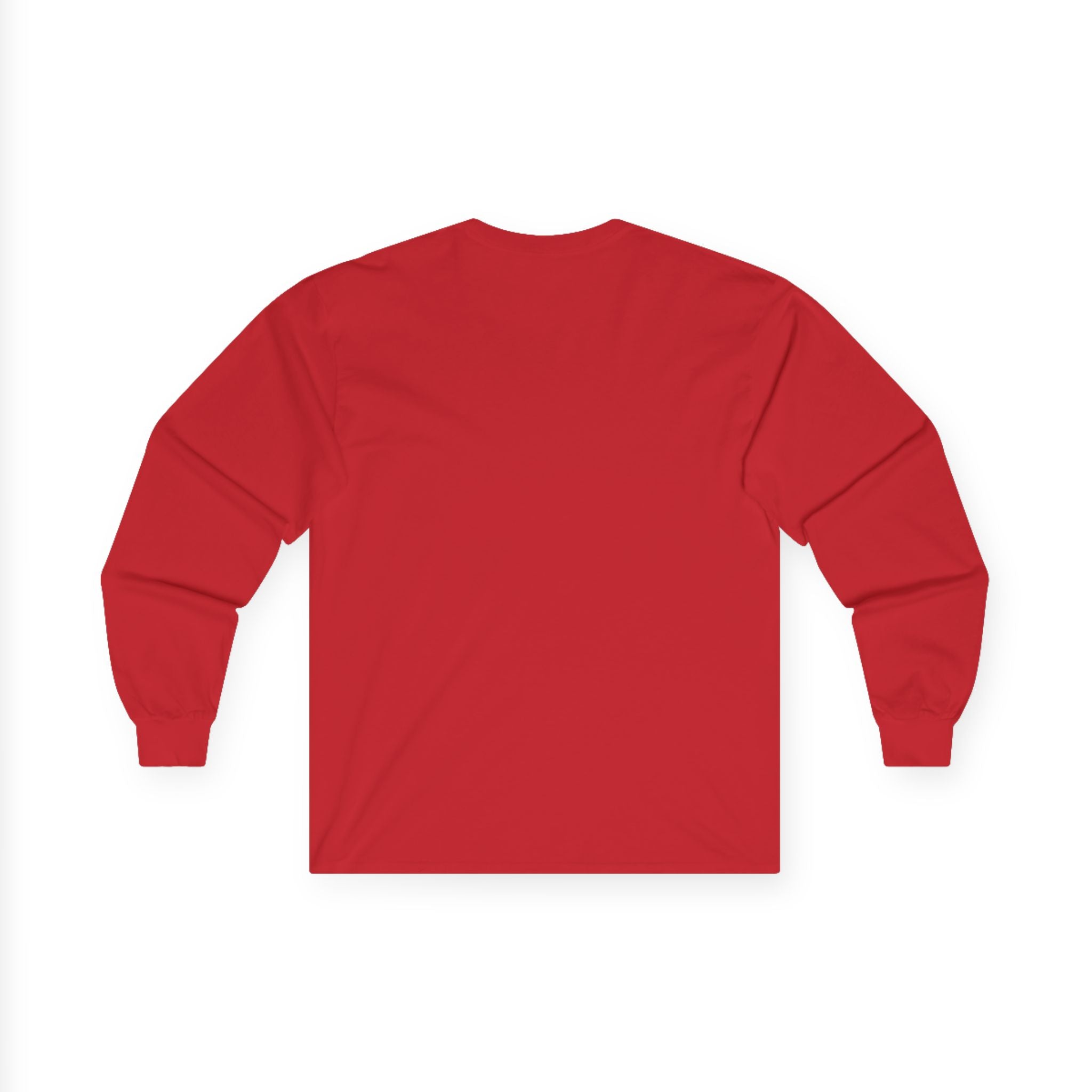 Minimalist Pocket Logo Long Sleeve Tee — Heather Grey Cotton Shirt
