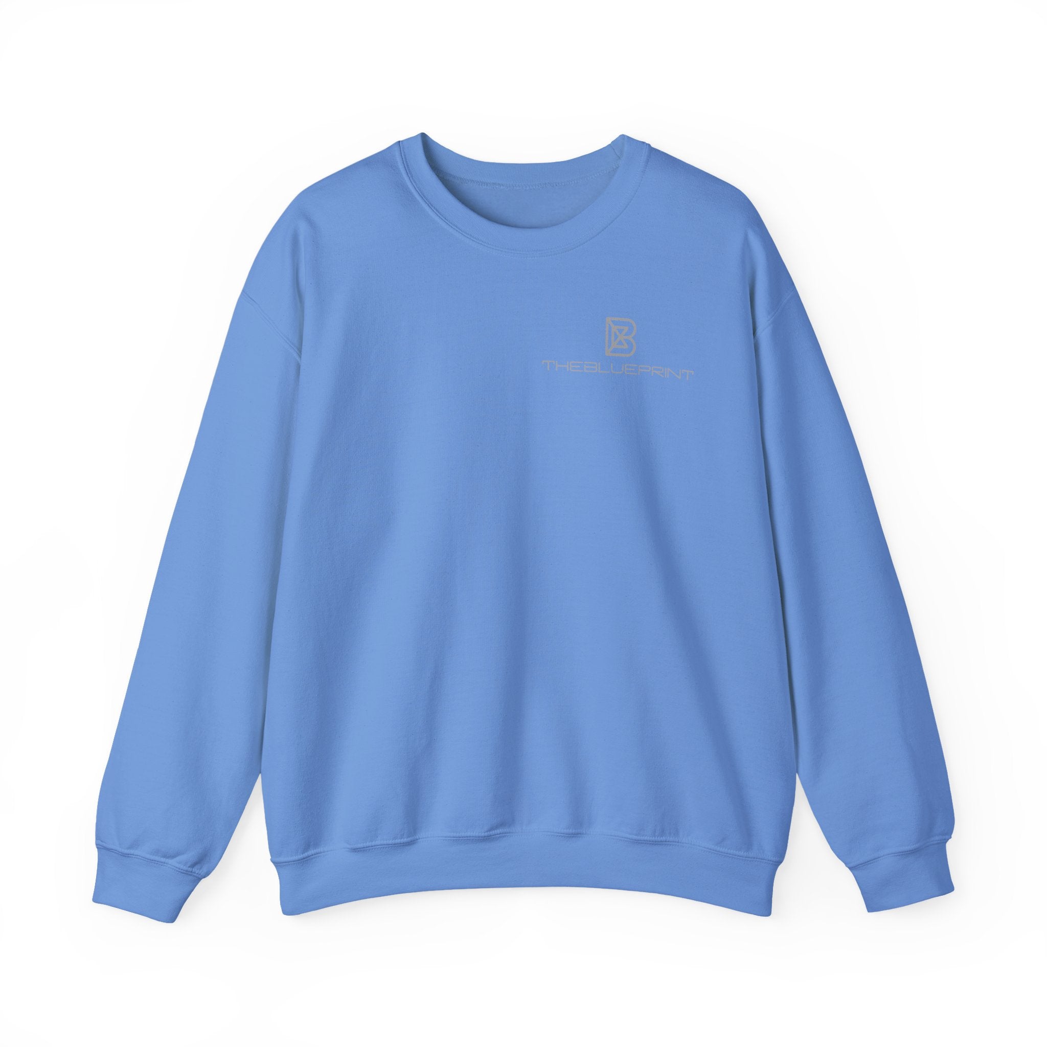 Copy of Minimal Logo Crewneck Sweatshirt | Small Chest Emblem, White