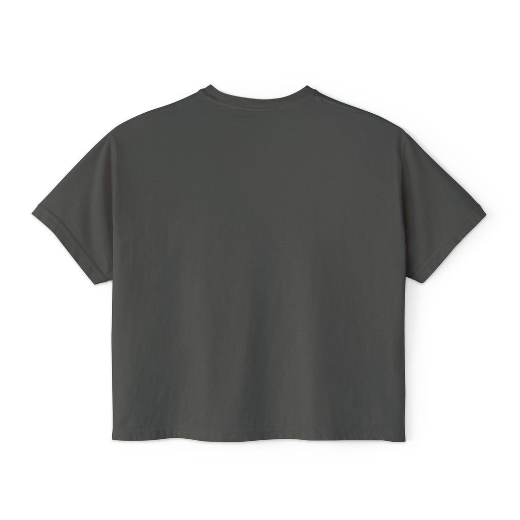 Boxy Tee — Minimal White Women's Cropped T-Shirt
