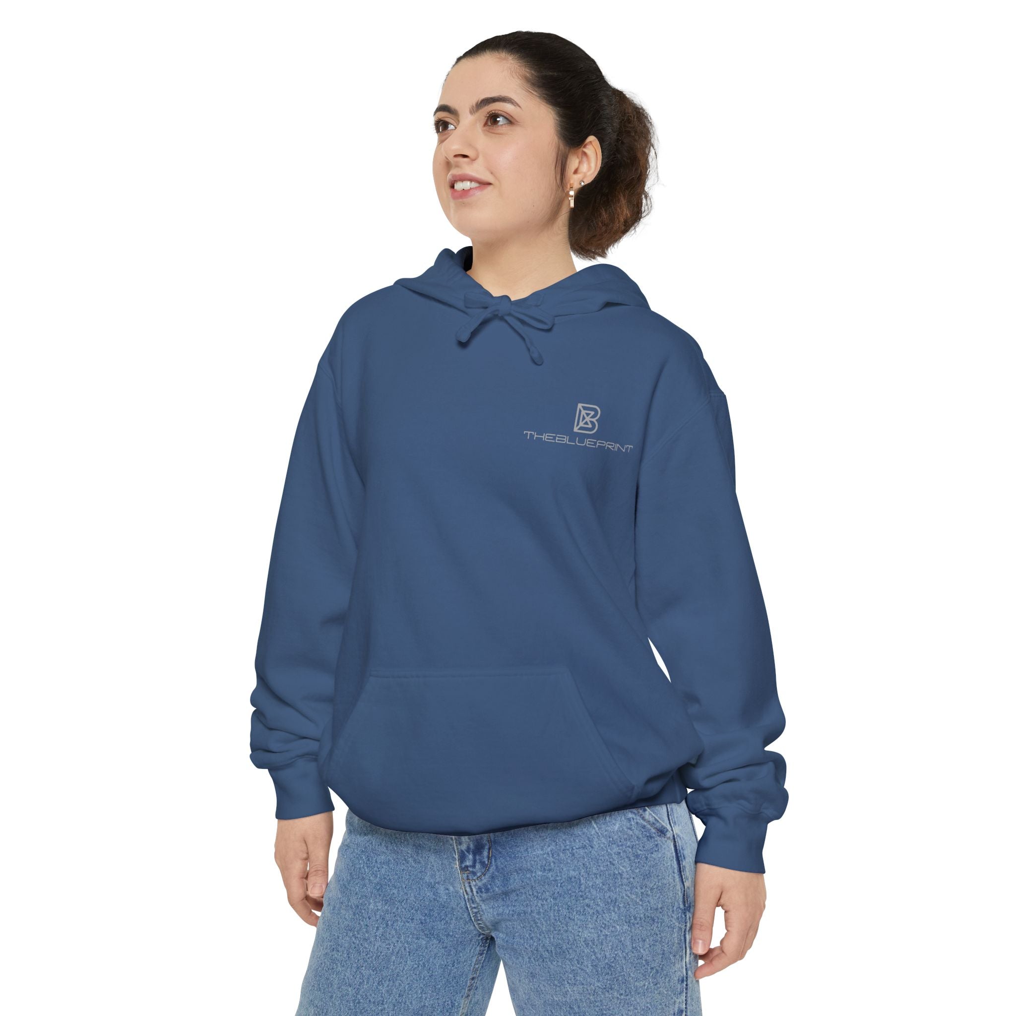 Minimal White Hoodie with Small Chest Logo — Clean Casual Streetwear