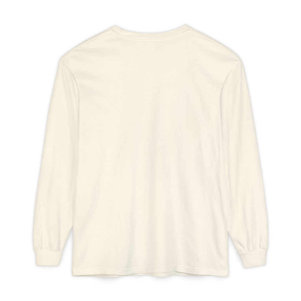 Minimalist White Long Sleeve Tee — Subtle Chest Logo