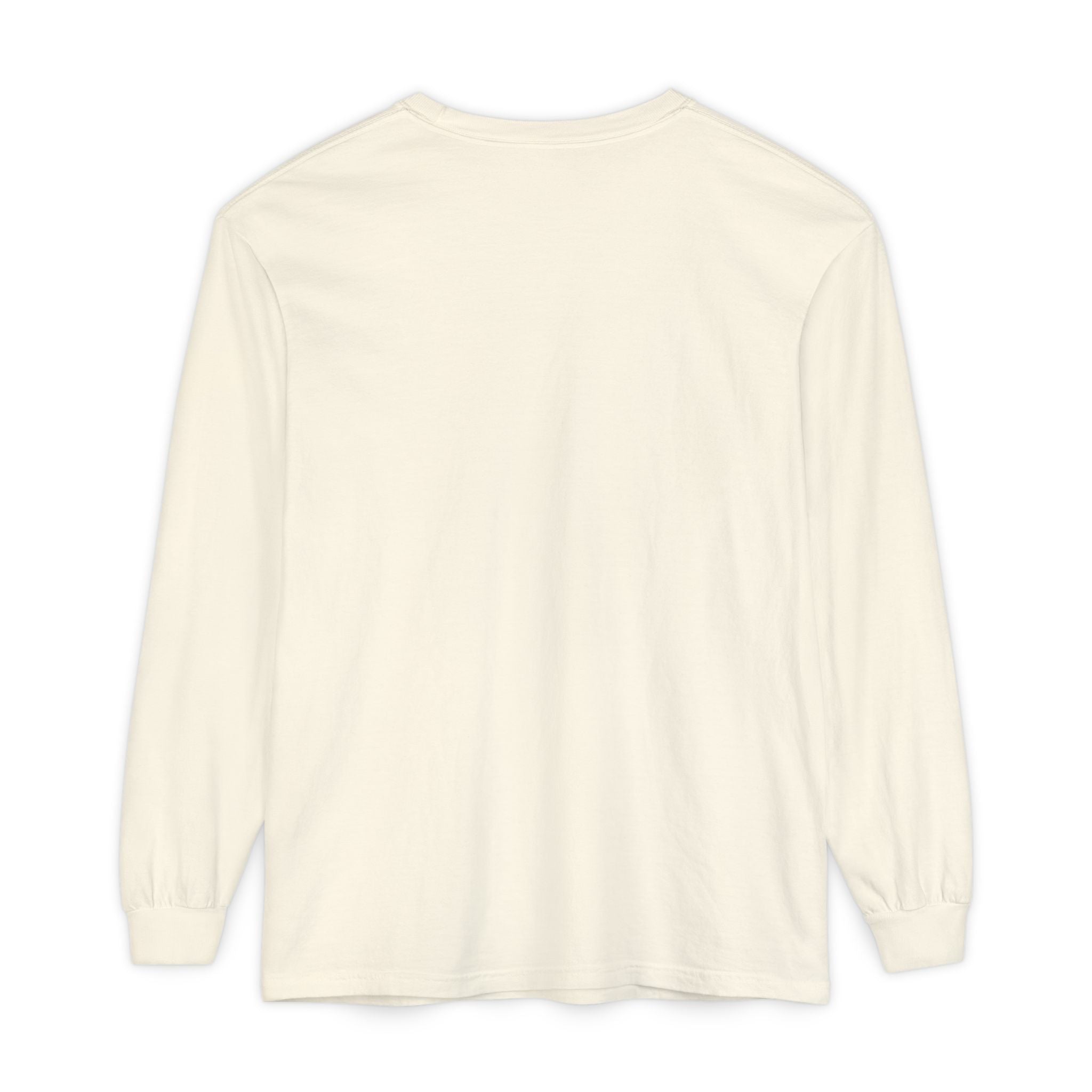 Minimalist White Long Sleeve Tee — Subtle Chest Logo
