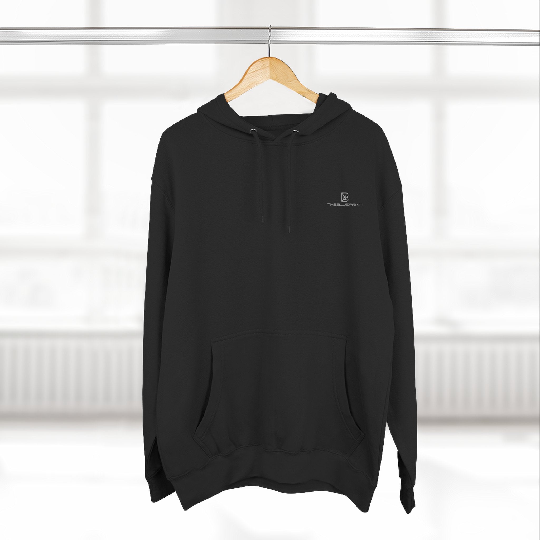 Classic White Fleece Hoodie — Cozy Everyday Pullover