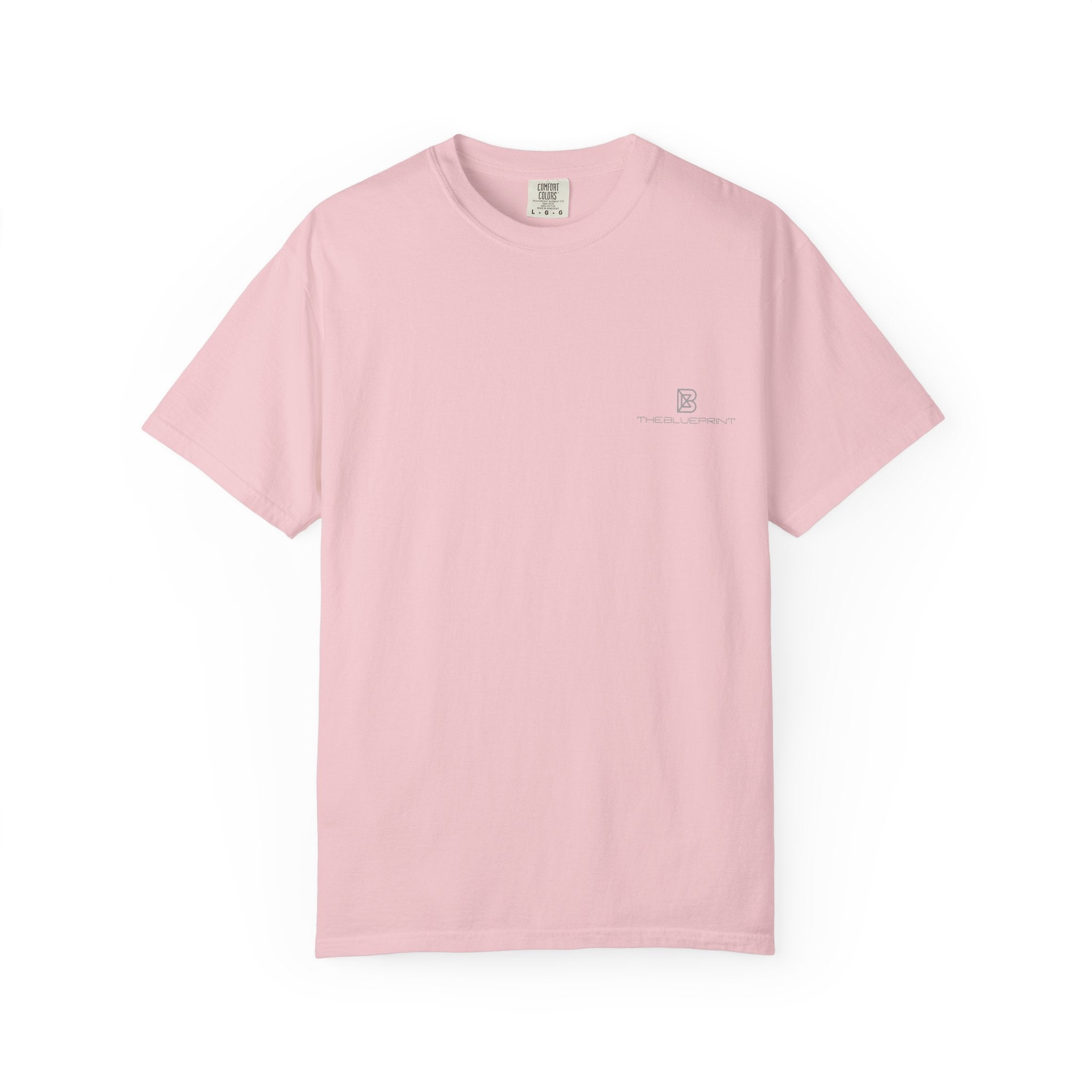 Minimal White T-Shirt with Small Chest Logo — 'B' Monogram Tee