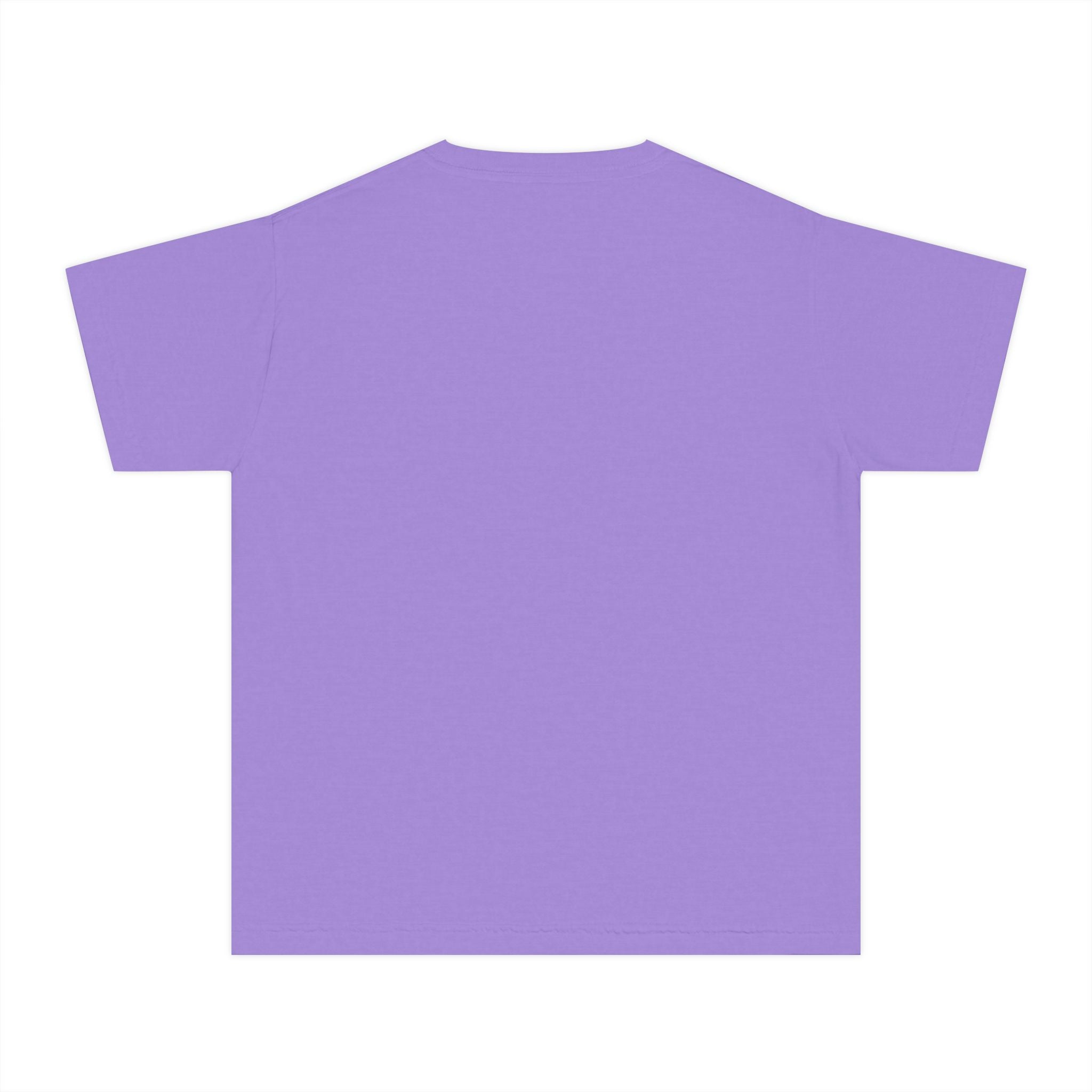 Youth Tee — Minimal Pastel Yellow Chest Logo Kids T-Shirt