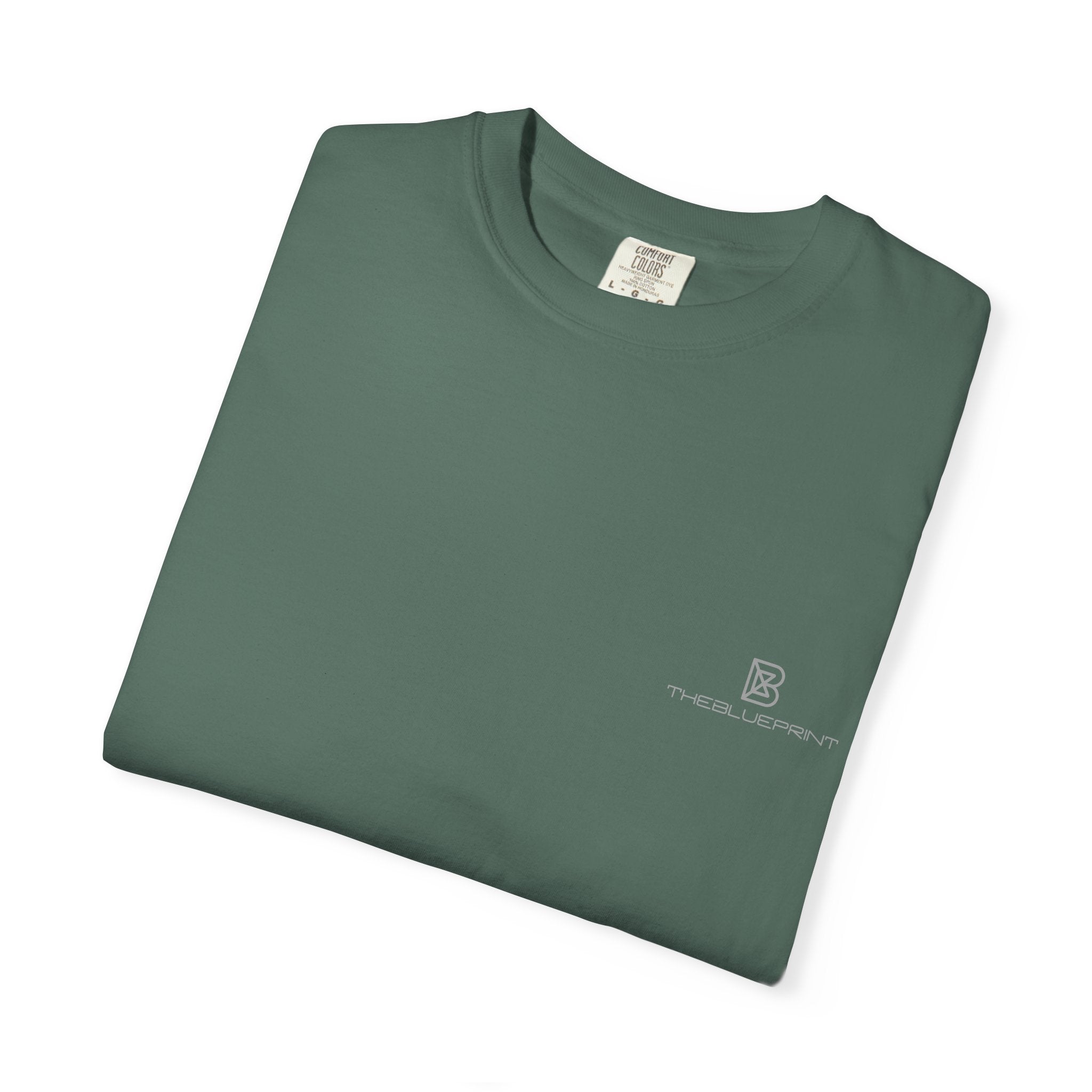 Minimal White T-Shirt with Small Chest Logo — 'B' Monogram Tee