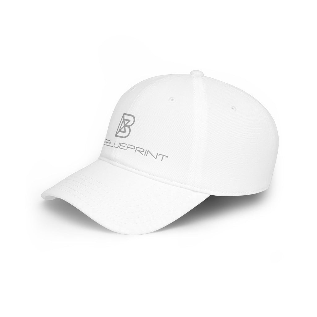 Low Profile Baseball Cap — TheBlueprint Logo Embroidered Black Hat