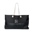 The Blueprint Logo Weekender Bag – Black Canvas Travel Tote