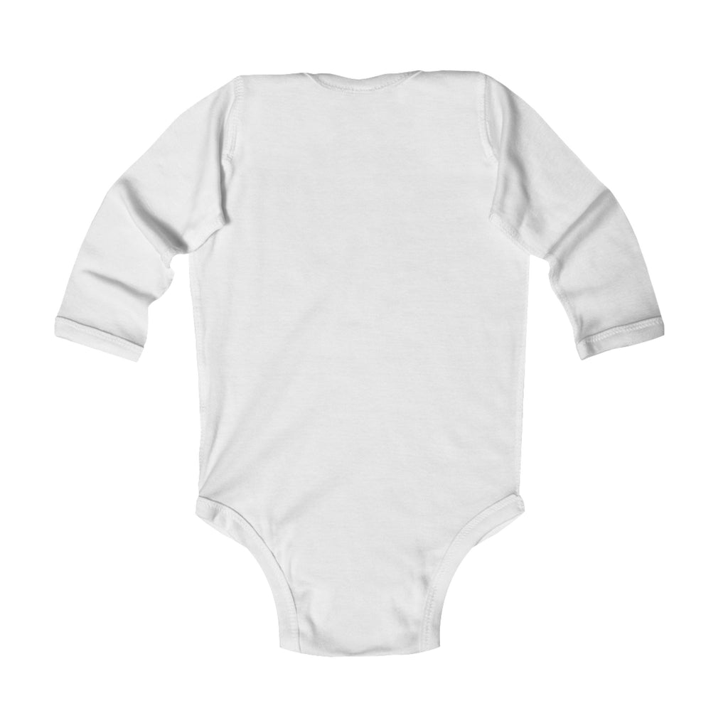 Minimal Logo Infant Long Sleeve Bodysuit — The Blueprint Design