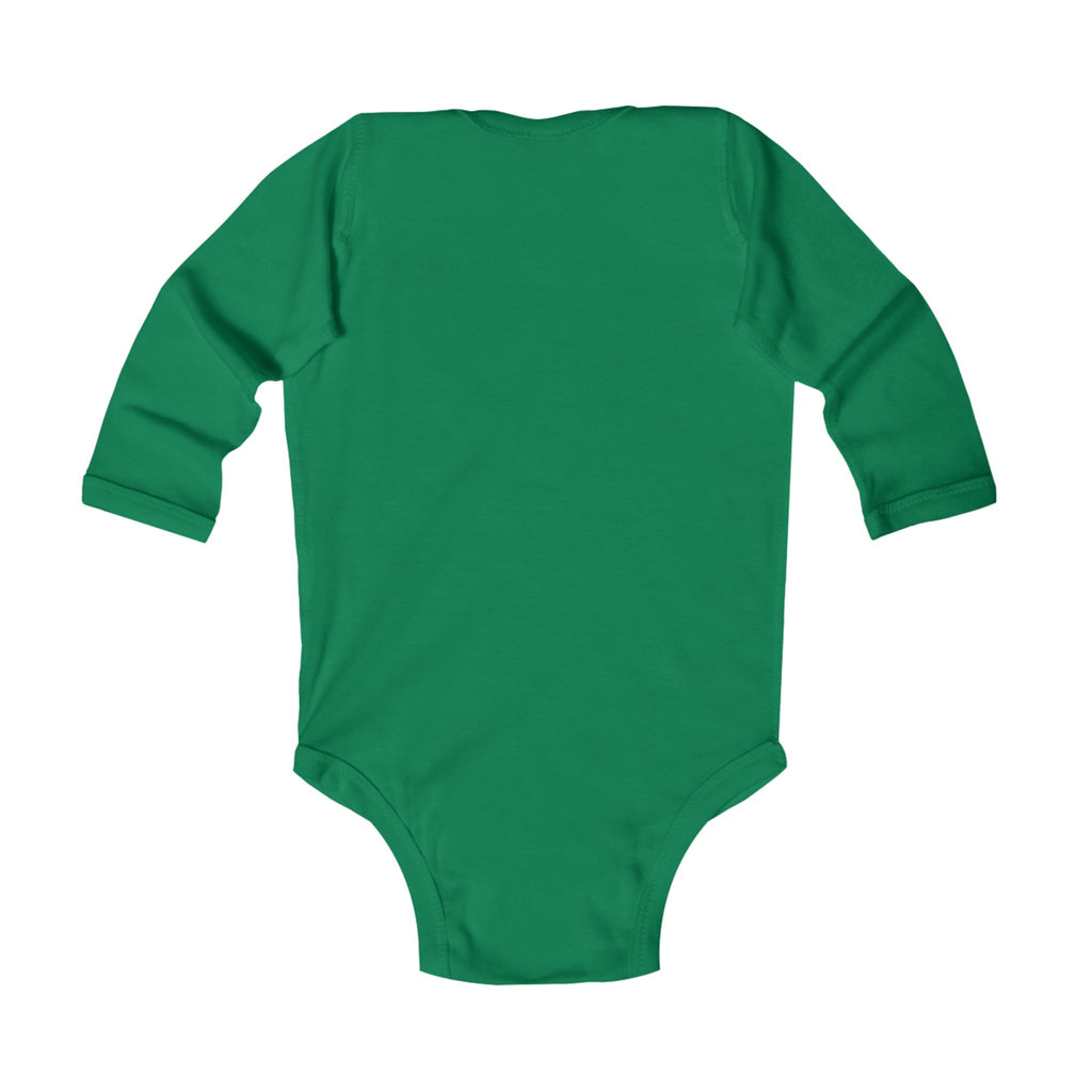 Minimal Logo Infant Long Sleeve Bodysuit — The Blueprint Design