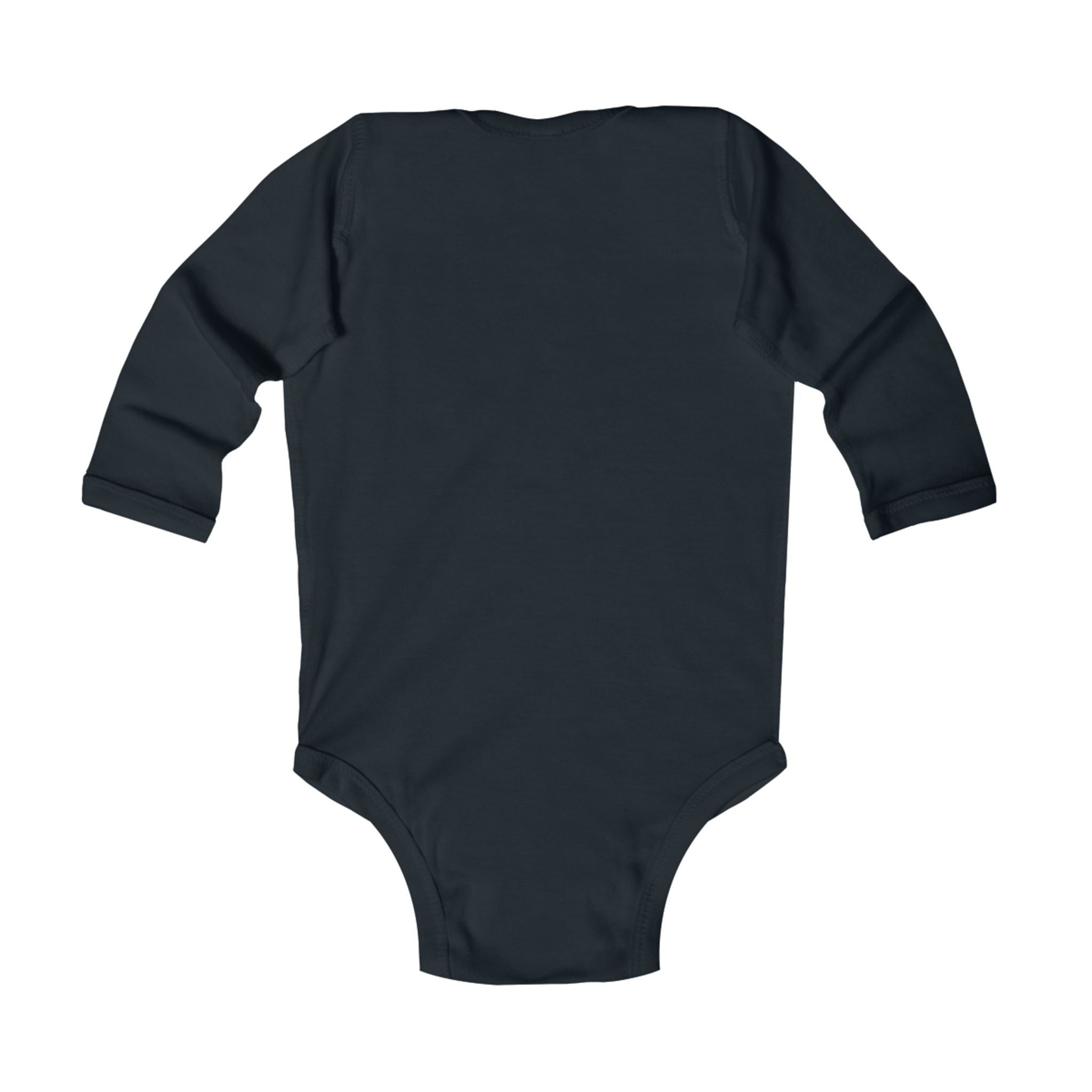 Minimal Logo Infant Long Sleeve Bodysuit — The Blueprint Design