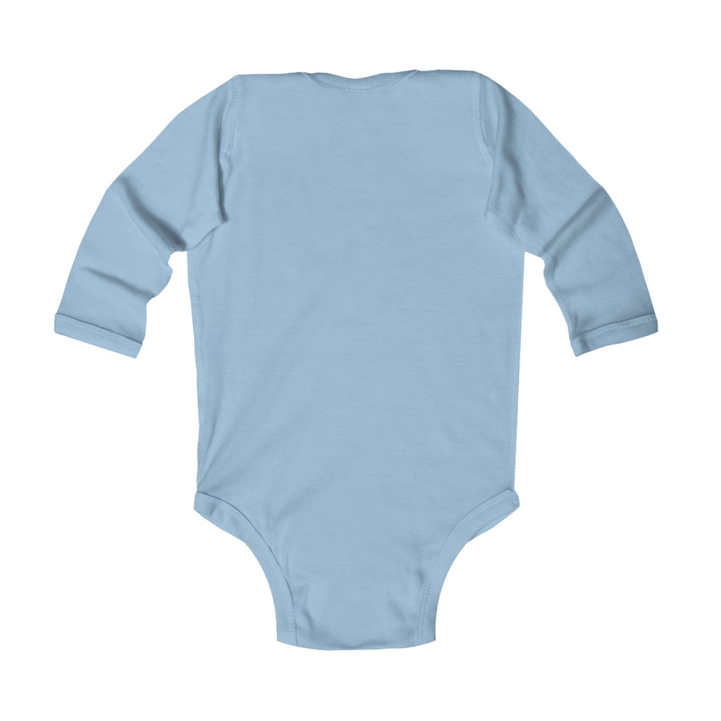 Minimal Logo Infant Long Sleeve Bodysuit — The Blueprint Design