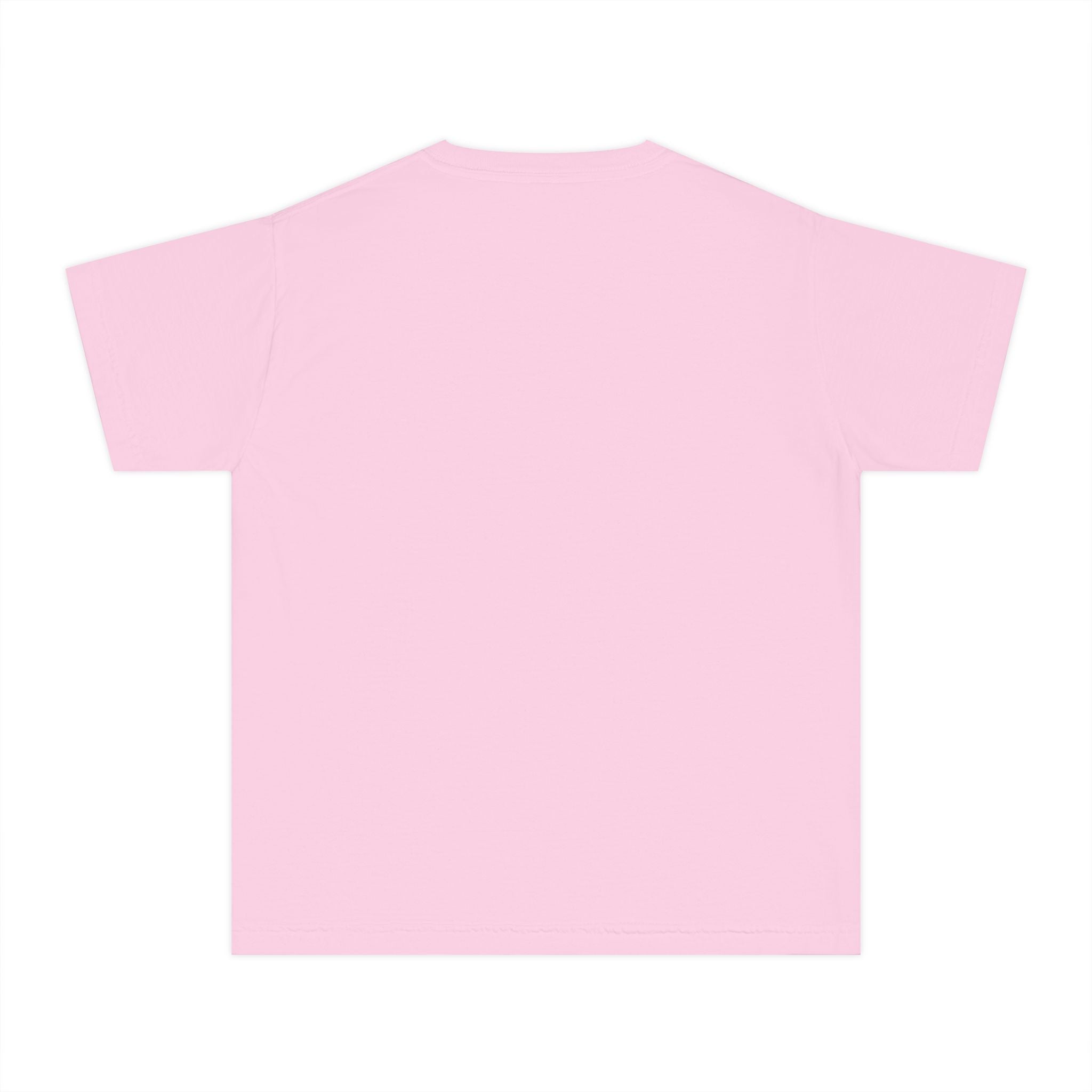 Youth Tee — Minimal Pastel Yellow Chest Logo Kids T-Shirt